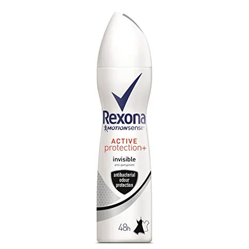 Rexona - Deodorante spray da donna, Active Protection Invisible - con alluminio, 150 ml