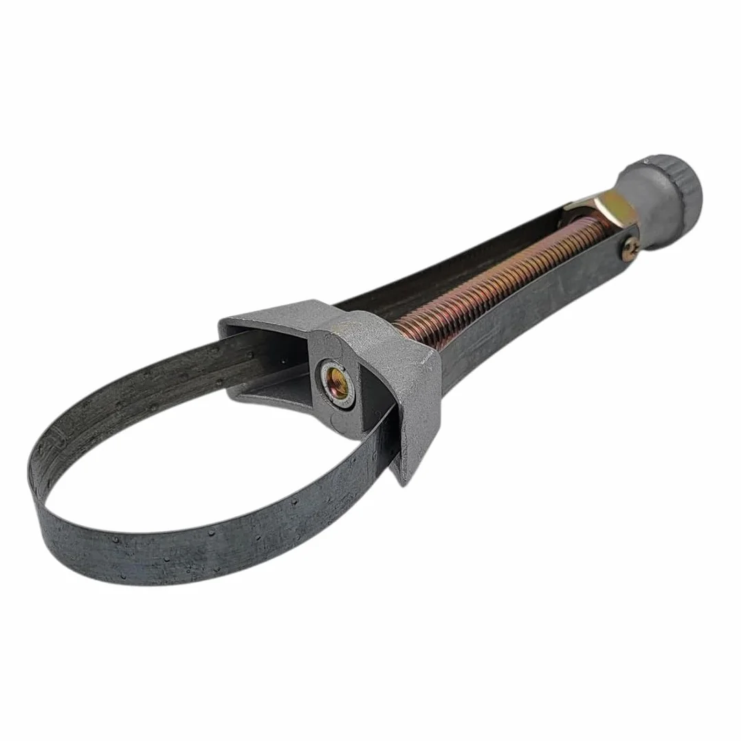 Chiave Filtro Olio Regolabile 60-115 mm per Auto Moto Camper, Fascia Acciaio Antiscivolo