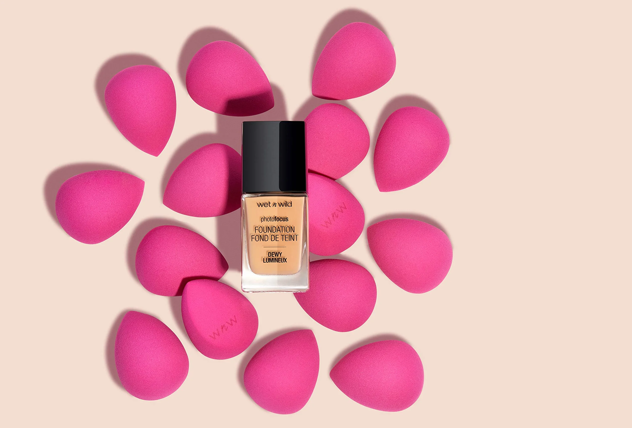 Wet n Wild Makeup Sponge Applicator, Beauty Blender per Fondotinta e Correttore, Spugna di Precisione con Testa a Punta