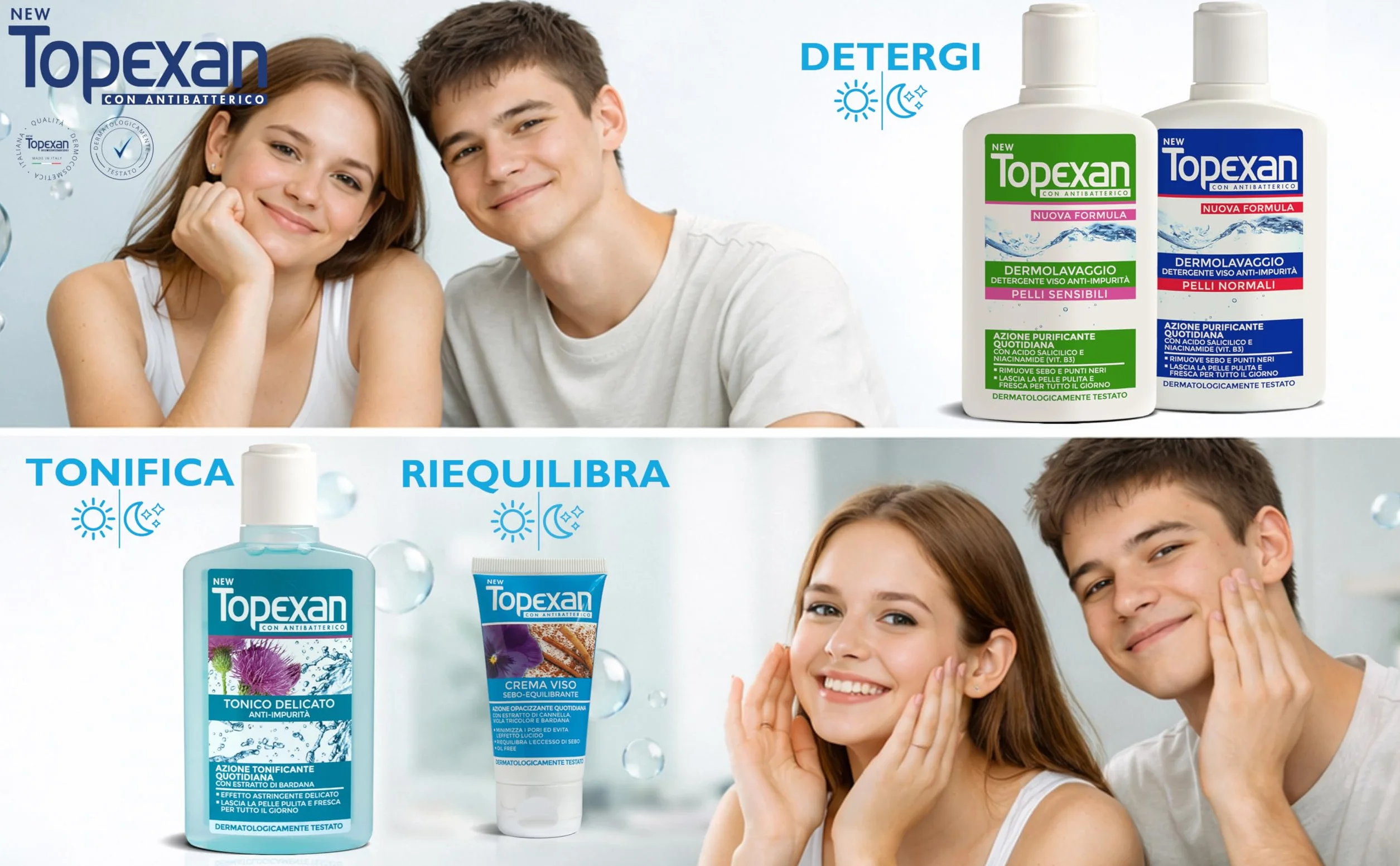 NewTopexan Dermolavaggio Anti-impurtà Pelli Sensibili