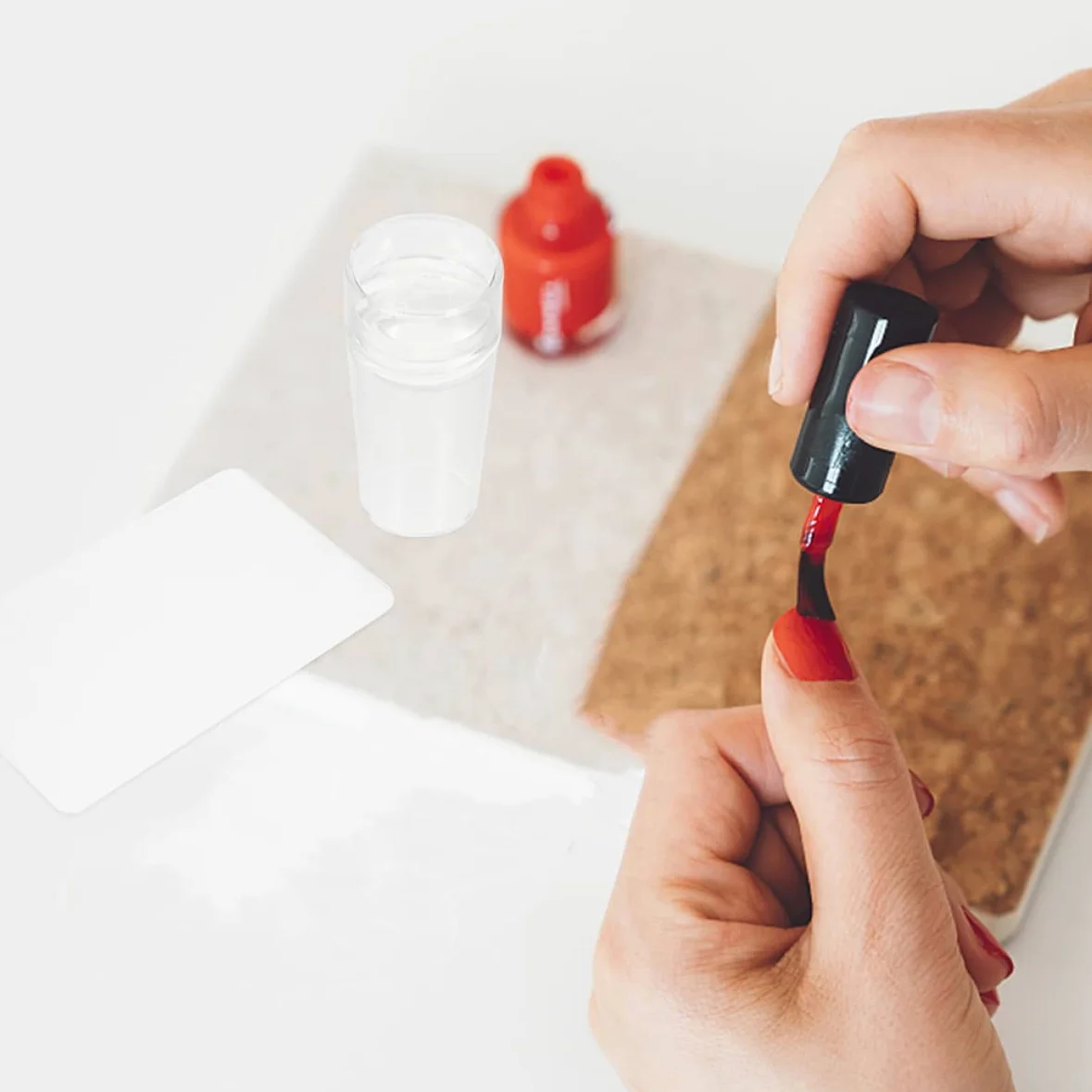 Healeved 10sets Timbri Per Unghie Silicone Strumenti Per Nail Art Per Manicure Francese Facile Da Usare Per Casa e Salone Di Bellezza Design Morbido e Adatto Curve Unghie