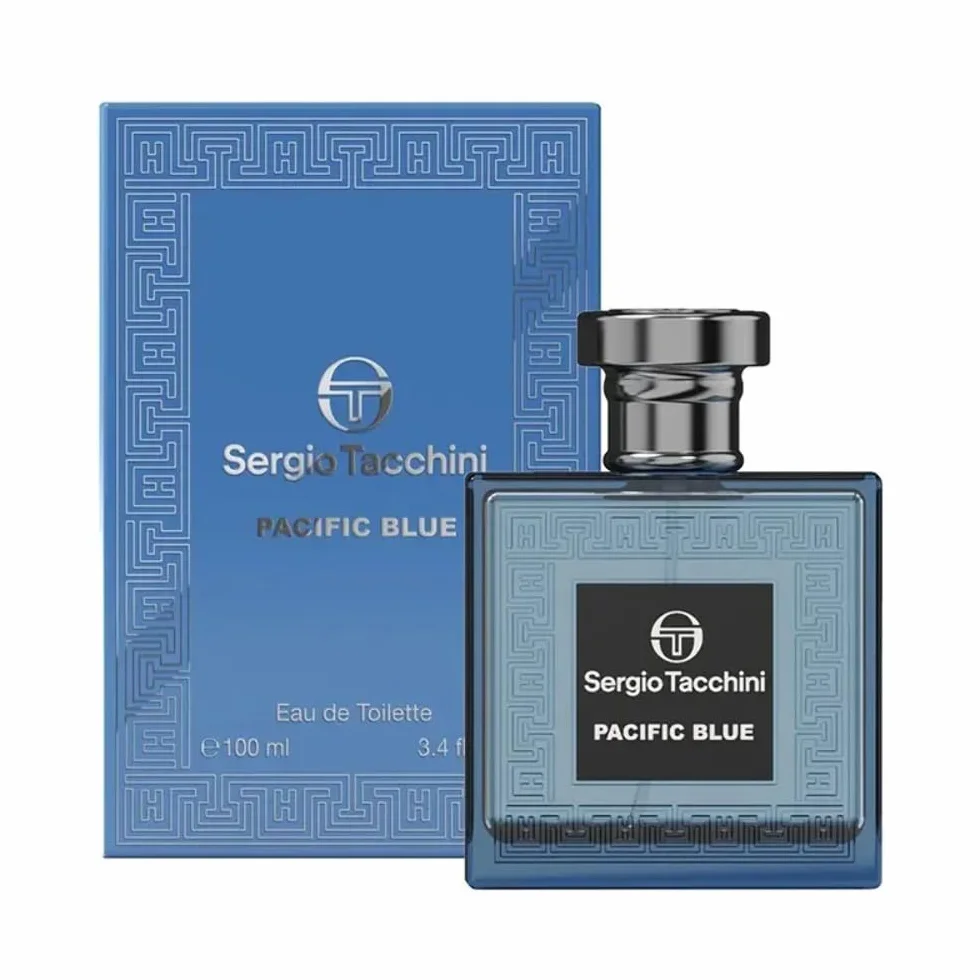 Sergio Tacchini Pacific Blue Eau de Toilette Fragranza Maschile 100ml