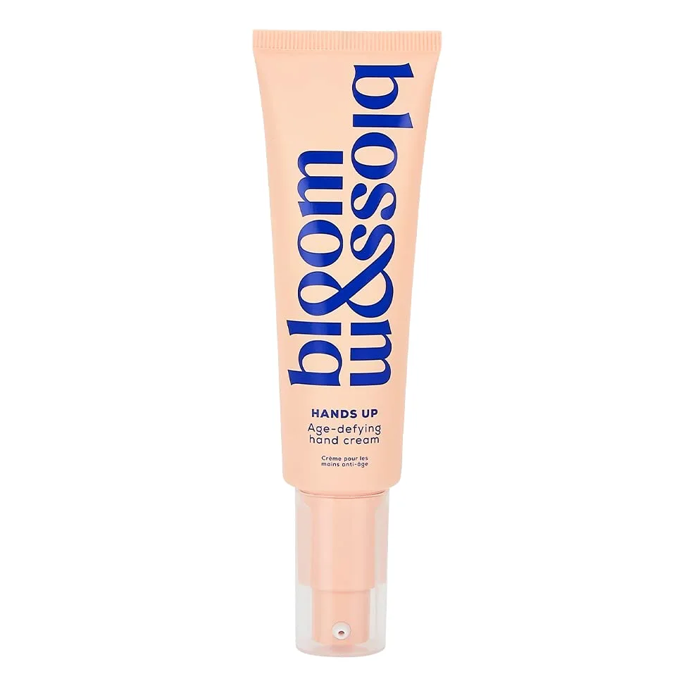 Bloom and Blossom Hands Up Crema mani anti-età, crema mani al burro di karitè per idratare e bloccare l'umidità, crema per le mani illuminante e ad assorbimento rapido con niacinamide, profumo di