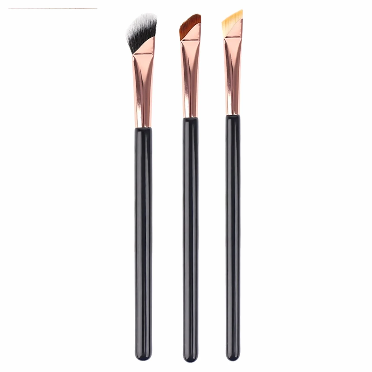 Pennello for Eyeliner a Naso a Falce Pennello for Trucco a Bordo di Coltello Pennello for Eyeliner Liquido Pennello for Eyeliner Liquido Sottile Testa Piatta ad Angolo Obliquo