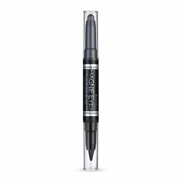 Rimmel Magnif'Eyes Double Ended Oogschaduw & Eyeliner - 001 Back To Blacks