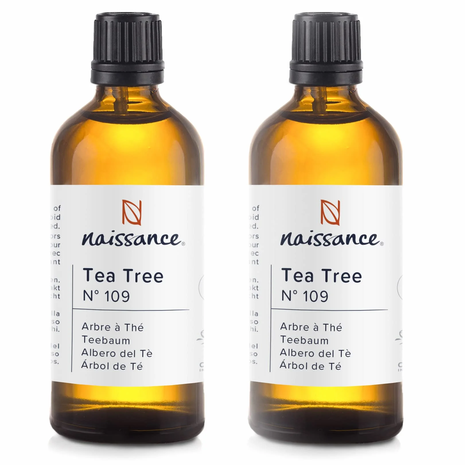 Naissance Tea Tree Oil - Olio Essenziale di Albero del Tè - 200 ml (2x100ml) - Puro al 100%