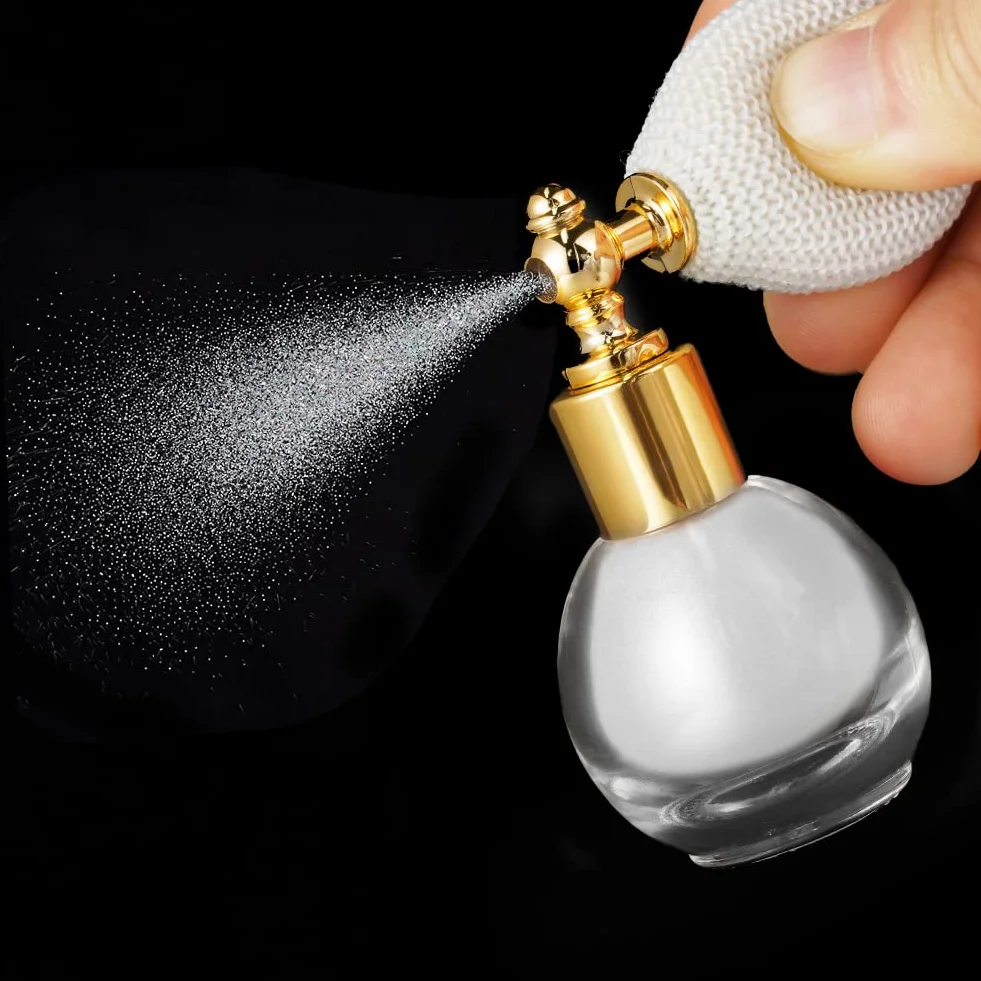 AOOWU Spray glitterato illuminante, polvere scintillante per corpo e capelli