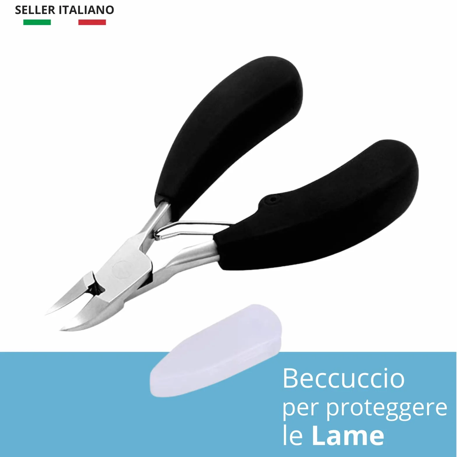 Tronchesino Unghie Piedi Tronchesino Cuticole Tagliaunghie Professionale in Acciaio Inox per Unghie Incarnite, pedicure, manicure, unghie piedi e mani