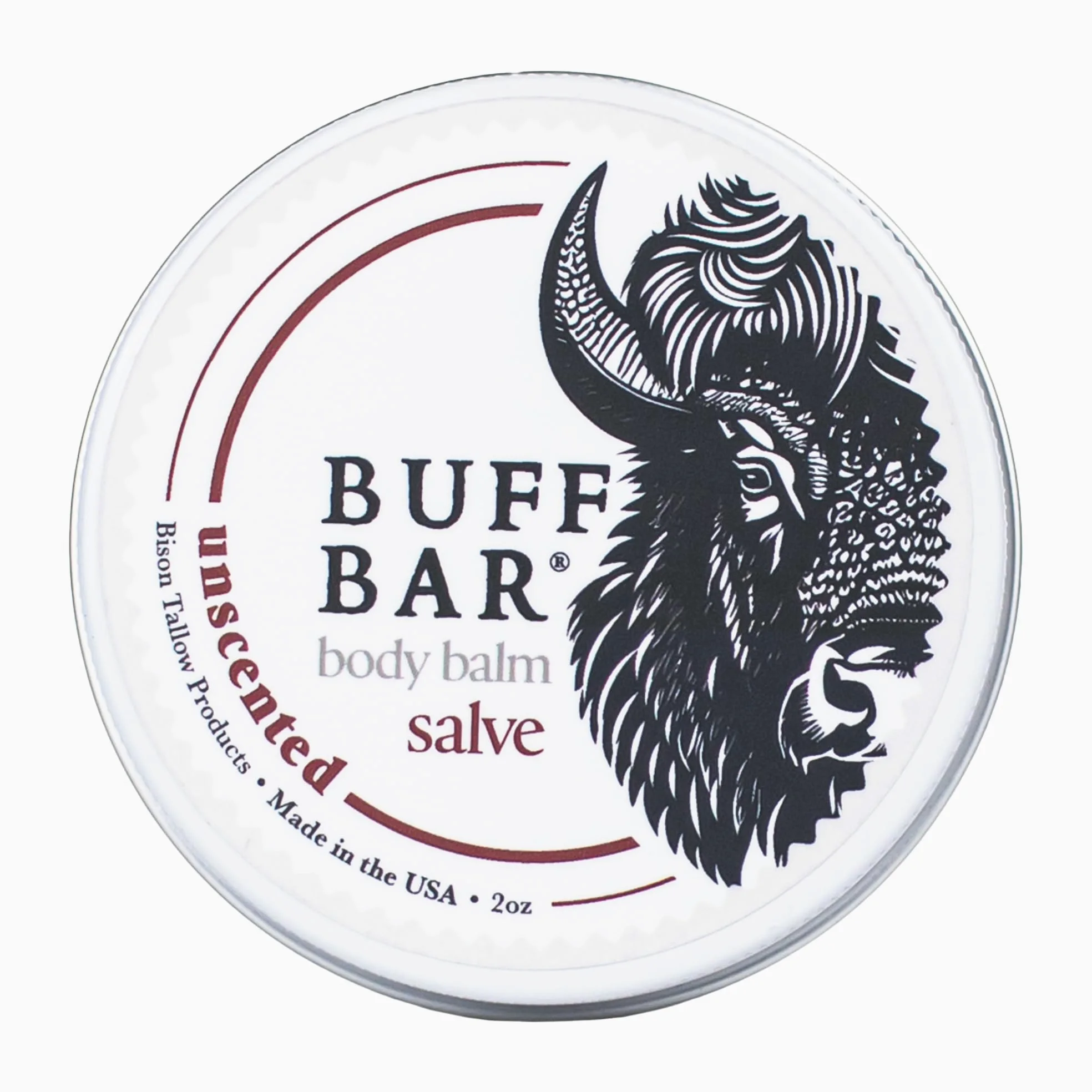 Big Crazy Buffalo - Unguento al sebo di bisone puro, senza profumo, 1 confezione, senza ingredienti irritanti, semplice e pulito, burro per il corpo