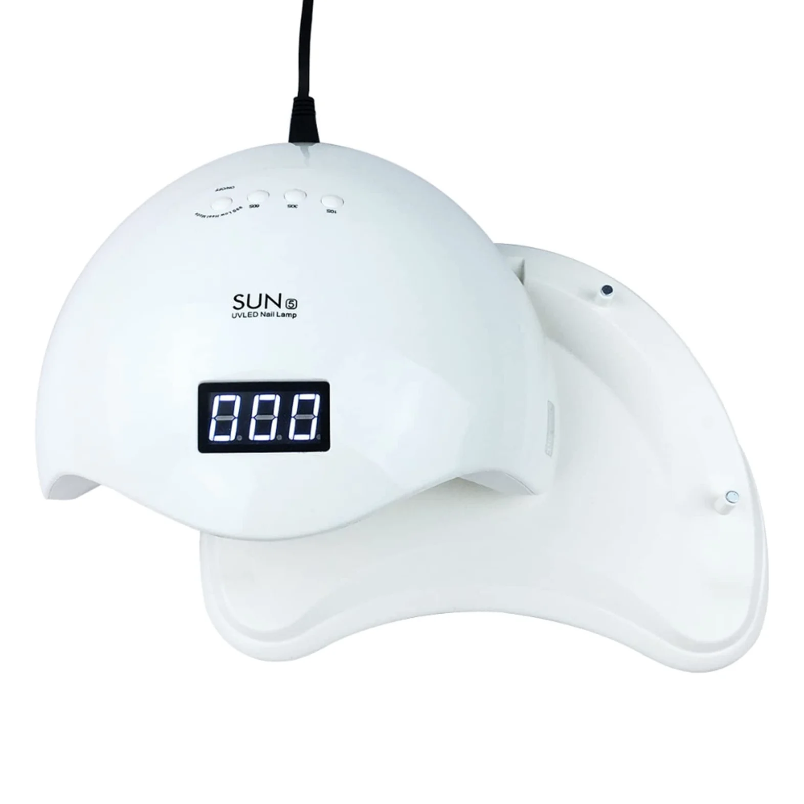ZYC Lampada Professionale per Unghie Lampada per Unghie LED UV 48W Vernis Strumento per Manicure Semi-Permanente con sensore Auto Essiccazione Lampada Gel,Rosa