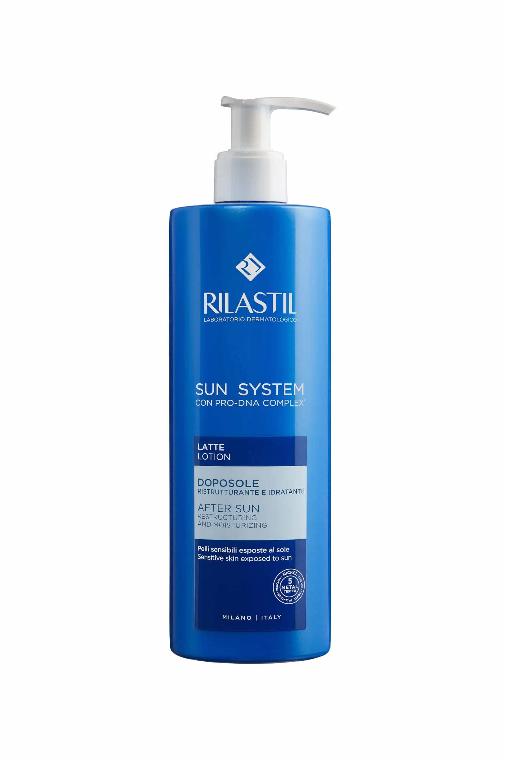 Rilastil Sun System Latte Doposole Rinfrescante Viso e Corpo Emulsione Fluida 200ml