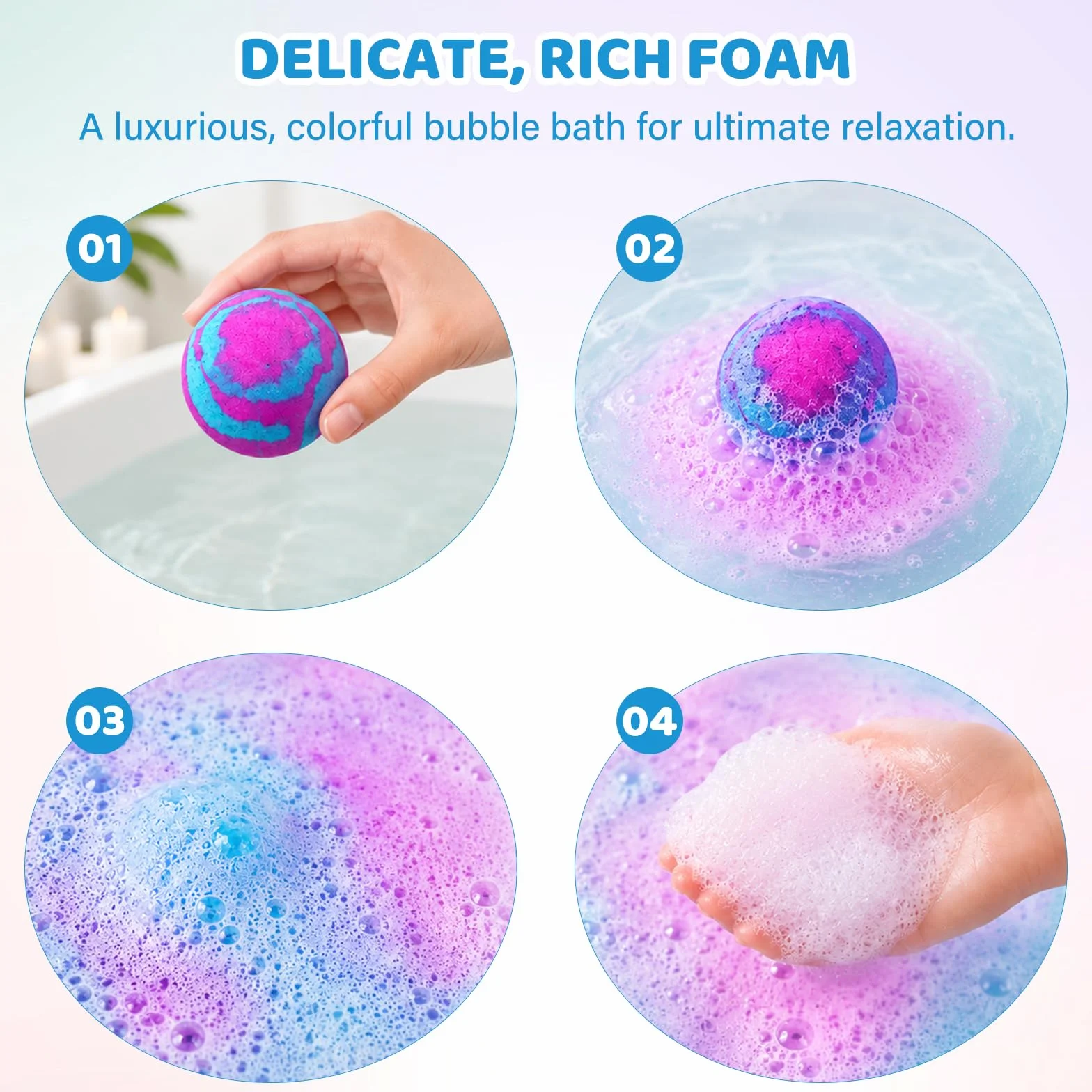 12 Pezzi Bombe Da Bagno Bambini Con Sorpresa, Bombe Da Bagno Con Sorpresa Naturali, Bomba Da Bagno Bambini, Bath Bomb Gift Per Compleanno Natale, Bath Bomb Bambini