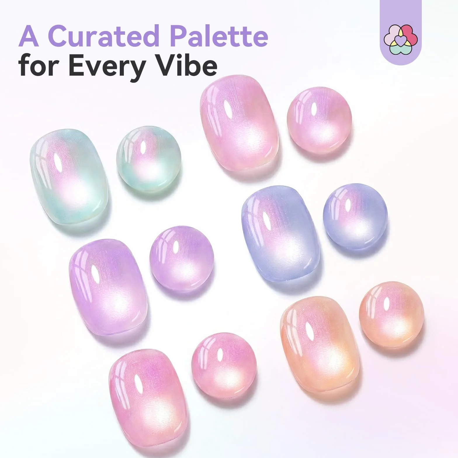SAVILAND One-Step Penna per Smalto Gel: 3 in 1 Smalto Gel Penna Base, Colori e Top Coat Gels Nail Polish con Magnete per Nail Art Cat Eye Formato da Viaggio 4ml, Facile Usare per Principianti