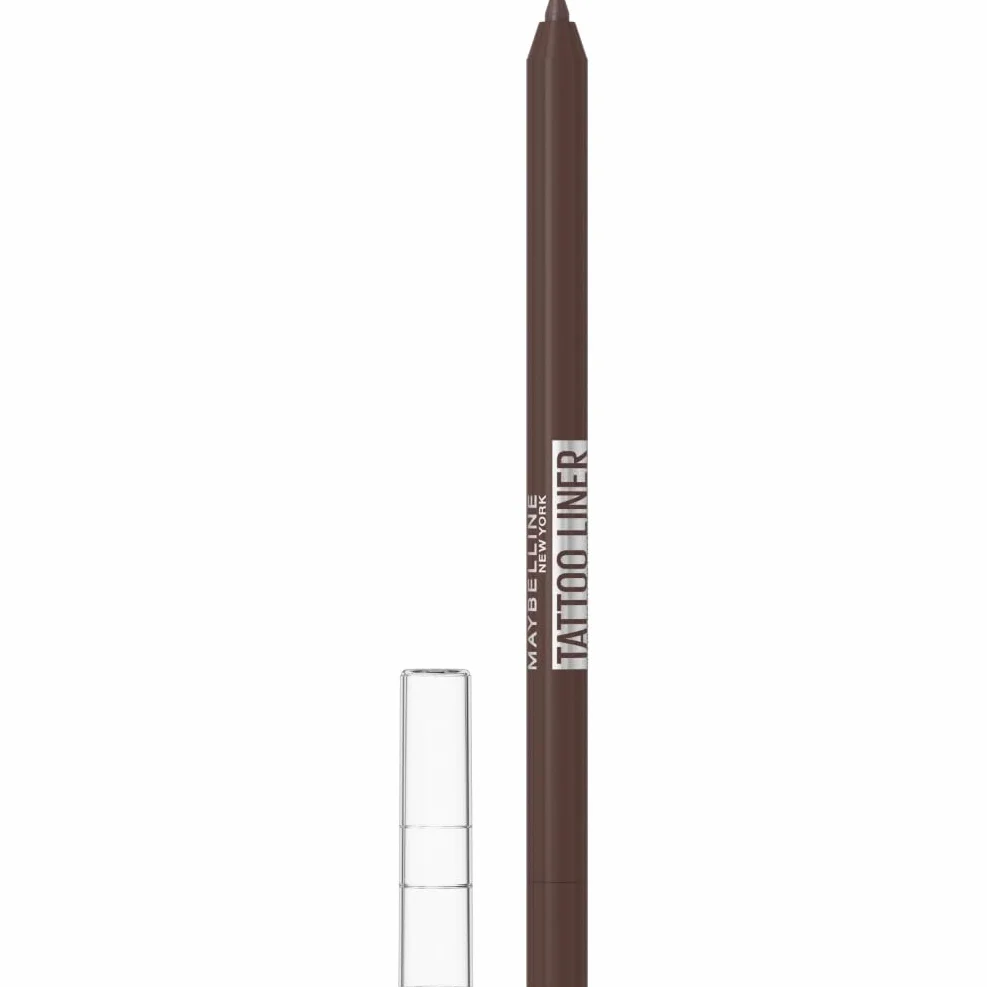 Maybelline New York Tattoo Liner Gel Pencil, Matita Occhi in Gel, Colore Intenso Bold Brown, Tenuta 36H