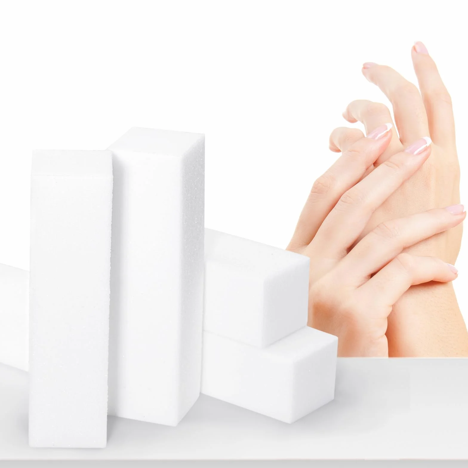 Nail Buffer Blocco 20 Pezzi Spugna Buffer Unghie Professionale per Salone