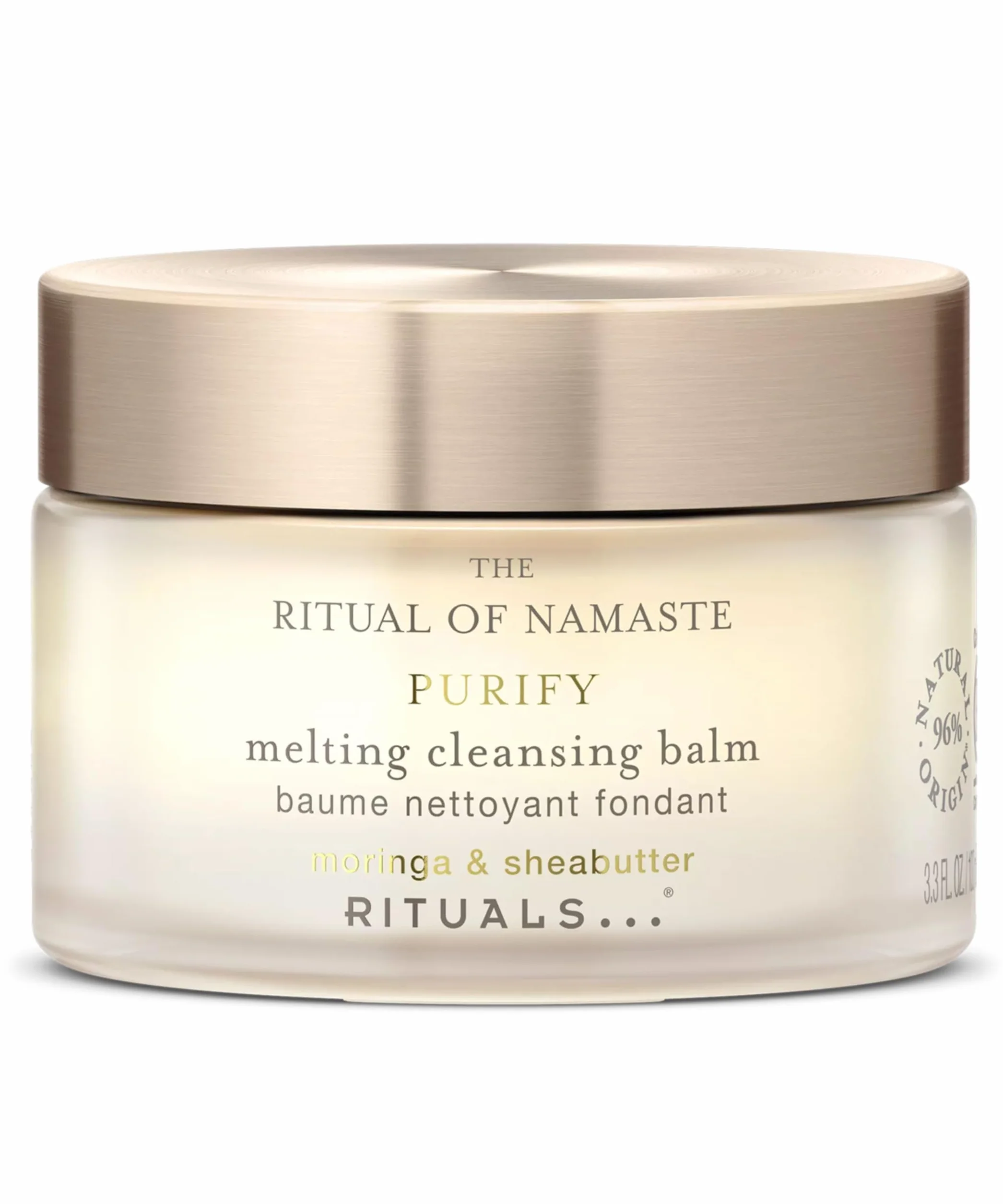RITUALS The Ritual of Namaste Melting Cleansing Balm – Balsamo detergente e struccante viso, rimuove trucco a lunga tenuta e waterproof, per tutti i tipi di pelle, 100ml