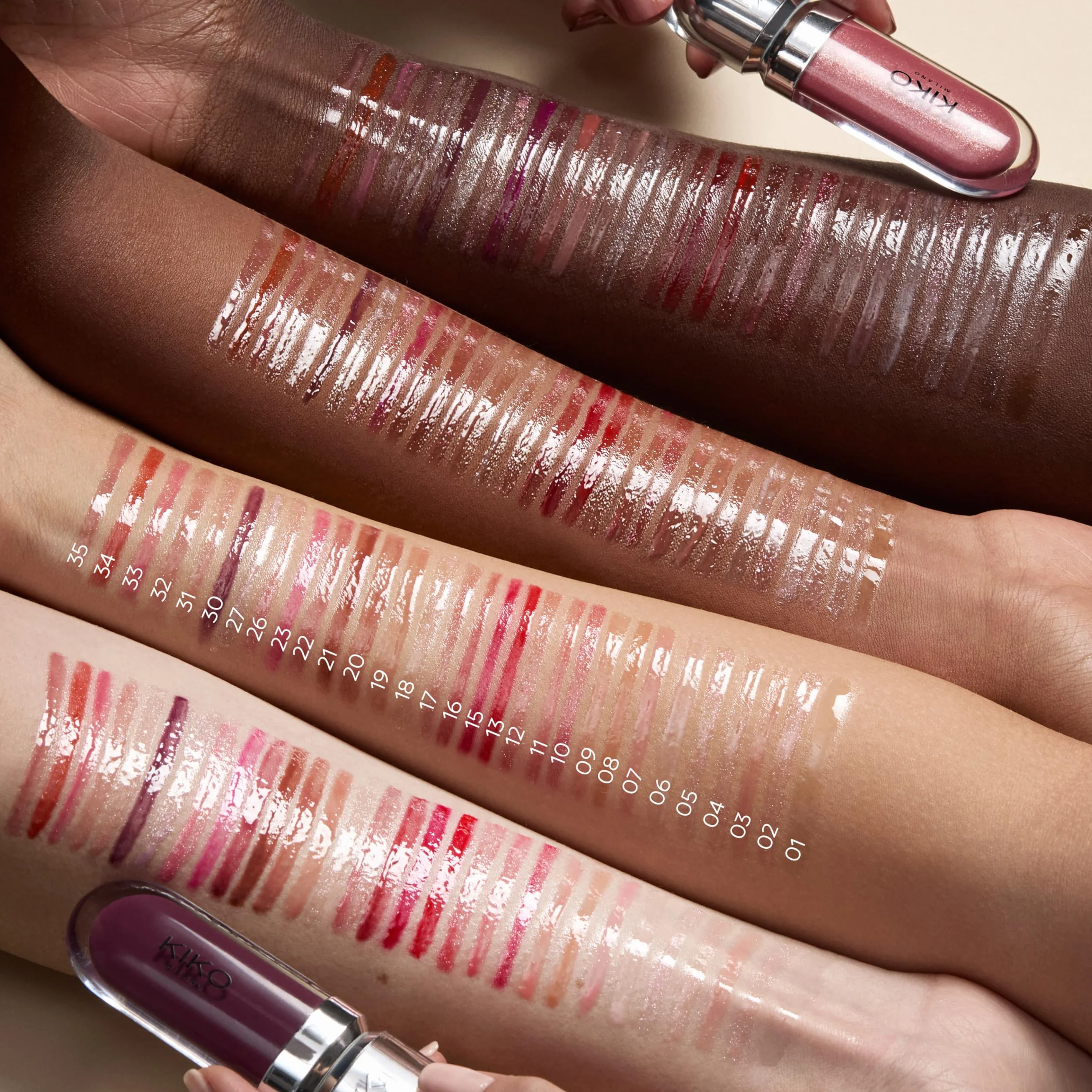 KIKO Milano 3D Hydra Lipgloss 17 | Lucidalabbra Effetto 3D Idratante e Volumizzante, Gloss Labbra Luminoso con Finish Brillante e Comfort Estremo