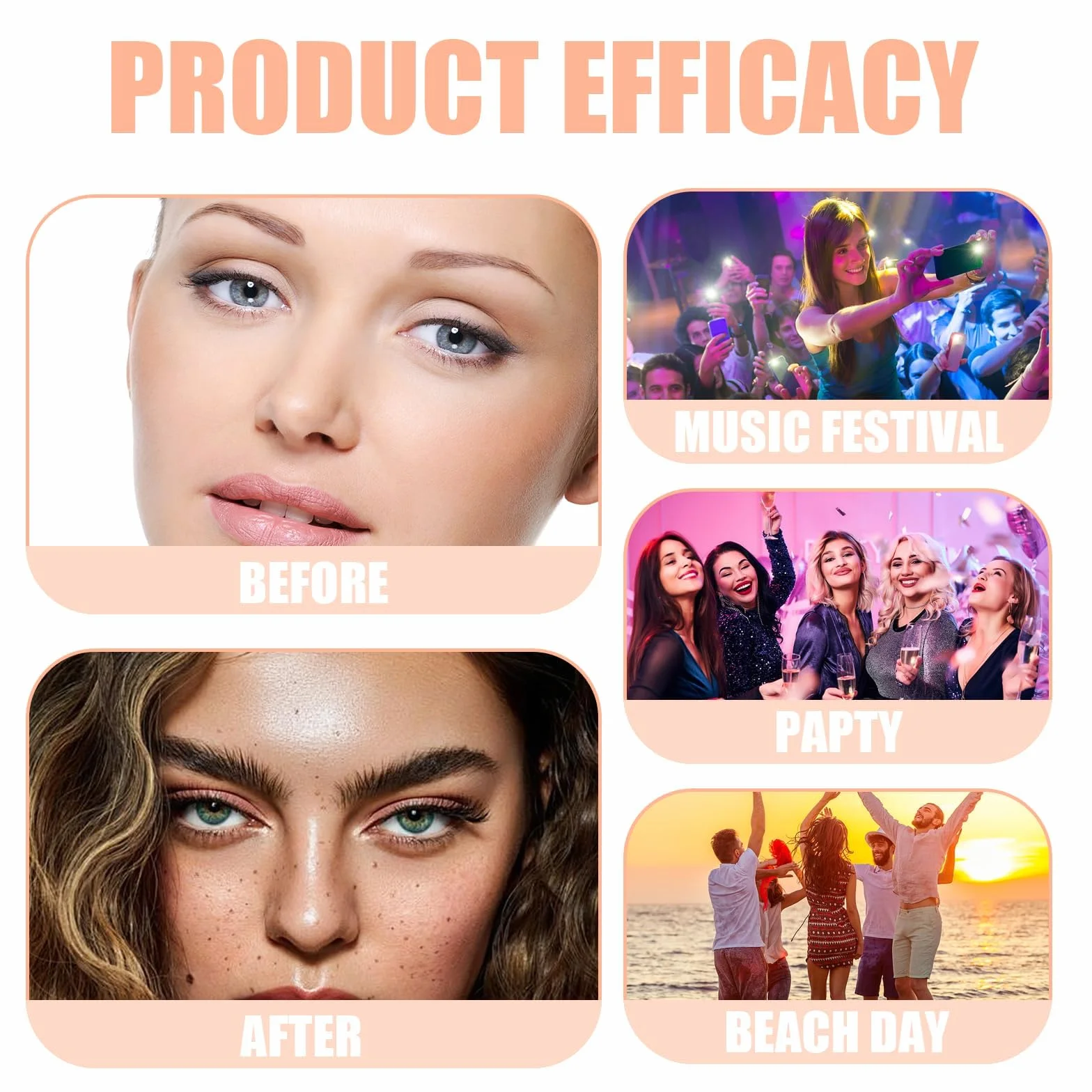 Due Penna per Lentiggini, Freckle pen Lunga Durata Impermeabile, per Un Look Naturale, a Lunga Tenuta e Waterproof, Perfetto per Il Look Quotidiano e per Le Occasioni Speciali