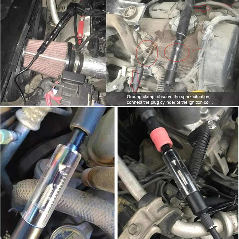 Tester Candele Auto, Rilevatore Diagnostico Bobina Accensione Motore