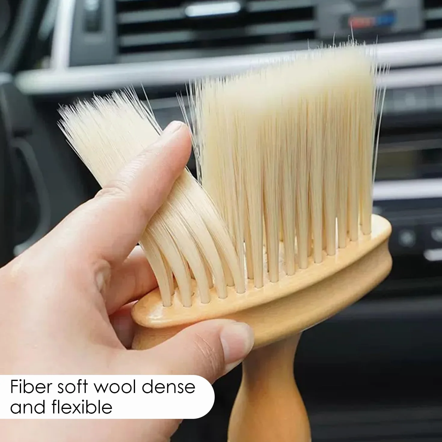 Pettine In Legno Di Faggio Da 3 Pezzi, Spazzola Per Capelli, Detergente Per Spazzola Per Il Collo, Spazzola Per La Pulizia Dei Capelli, Spazzola Per La Depilazione