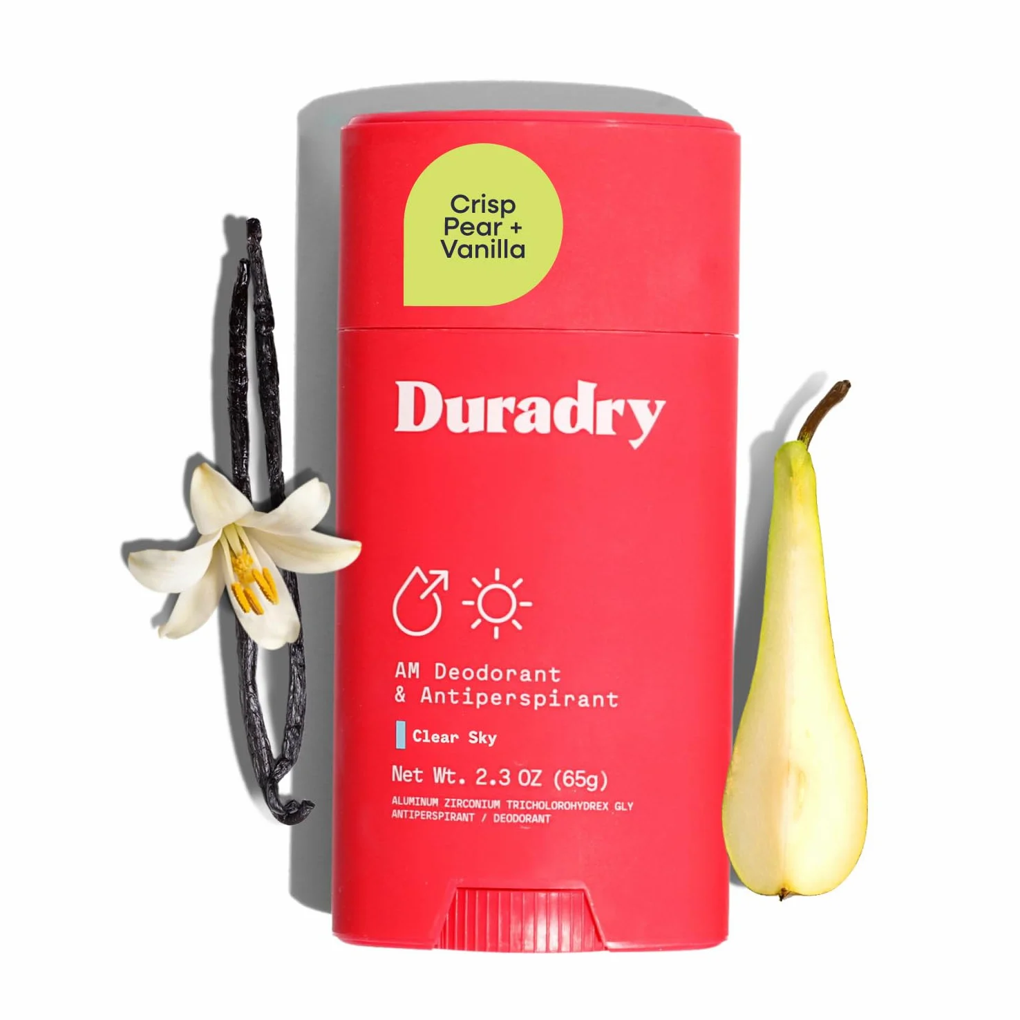 Duradry AM Deodorante & Anti Transpirant – Prescription Strength Deodorante per iperidrosi, antitraspirante per uomo e donna, protezione ascellare, senza talco e silicone, 65,2 g (1 pezzo)