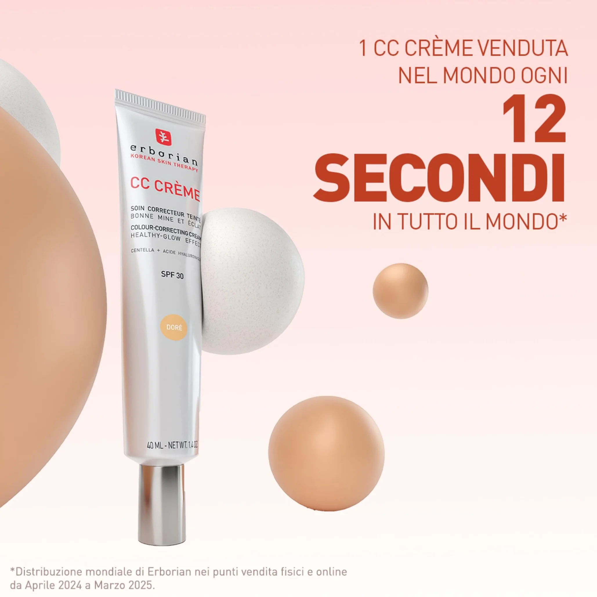 Erborian CC Crème alla Centella Asiatica Crema Viso Illuminante SPF 30 Cosmetica Coreana