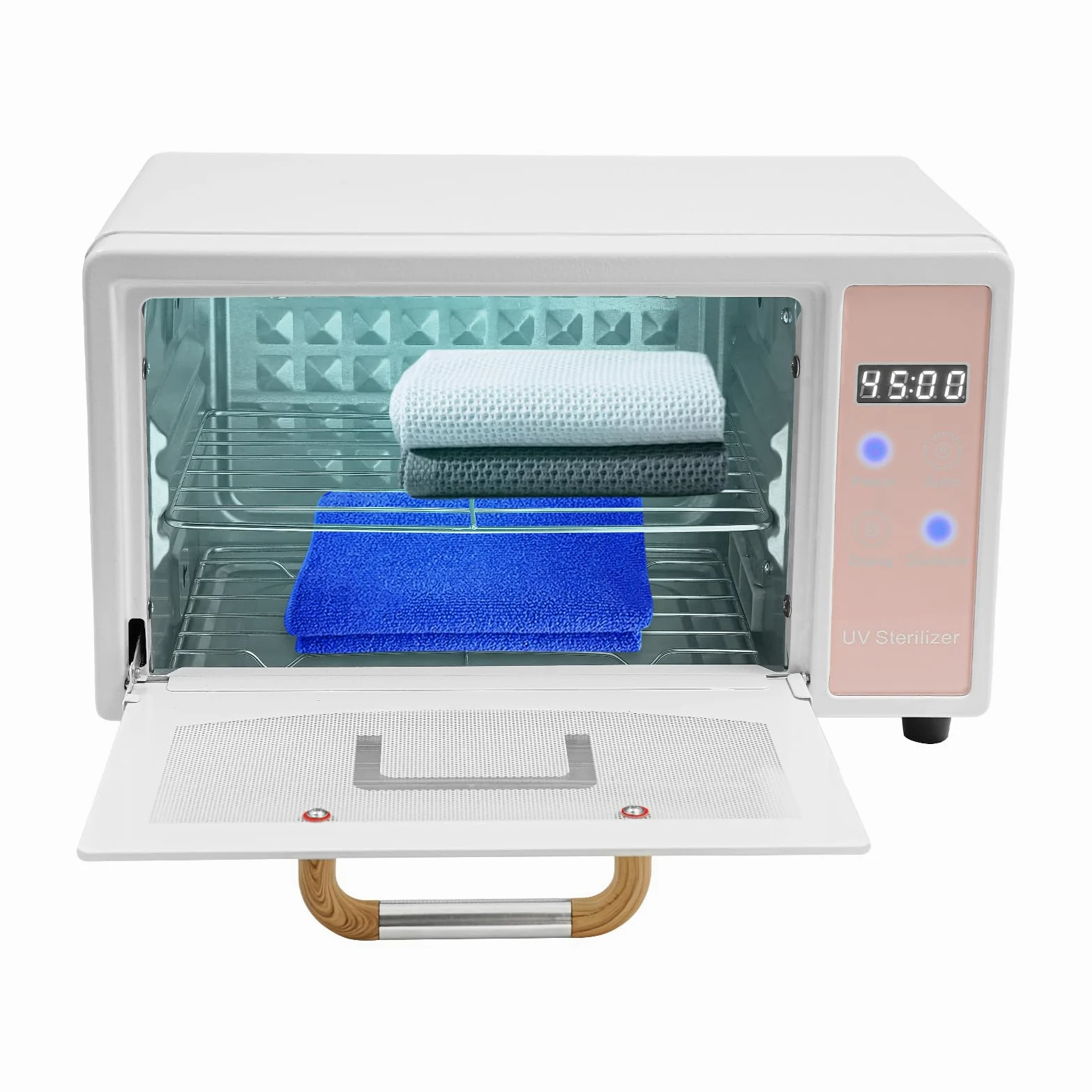 Sterilizzatore multifunzione, sterilizzatore ad aria calda UV disinfettante, sterilizzatore per strumenti con funzione di essiccazione per strumenti per unghie, strumenti cosmetici, strumenti da
