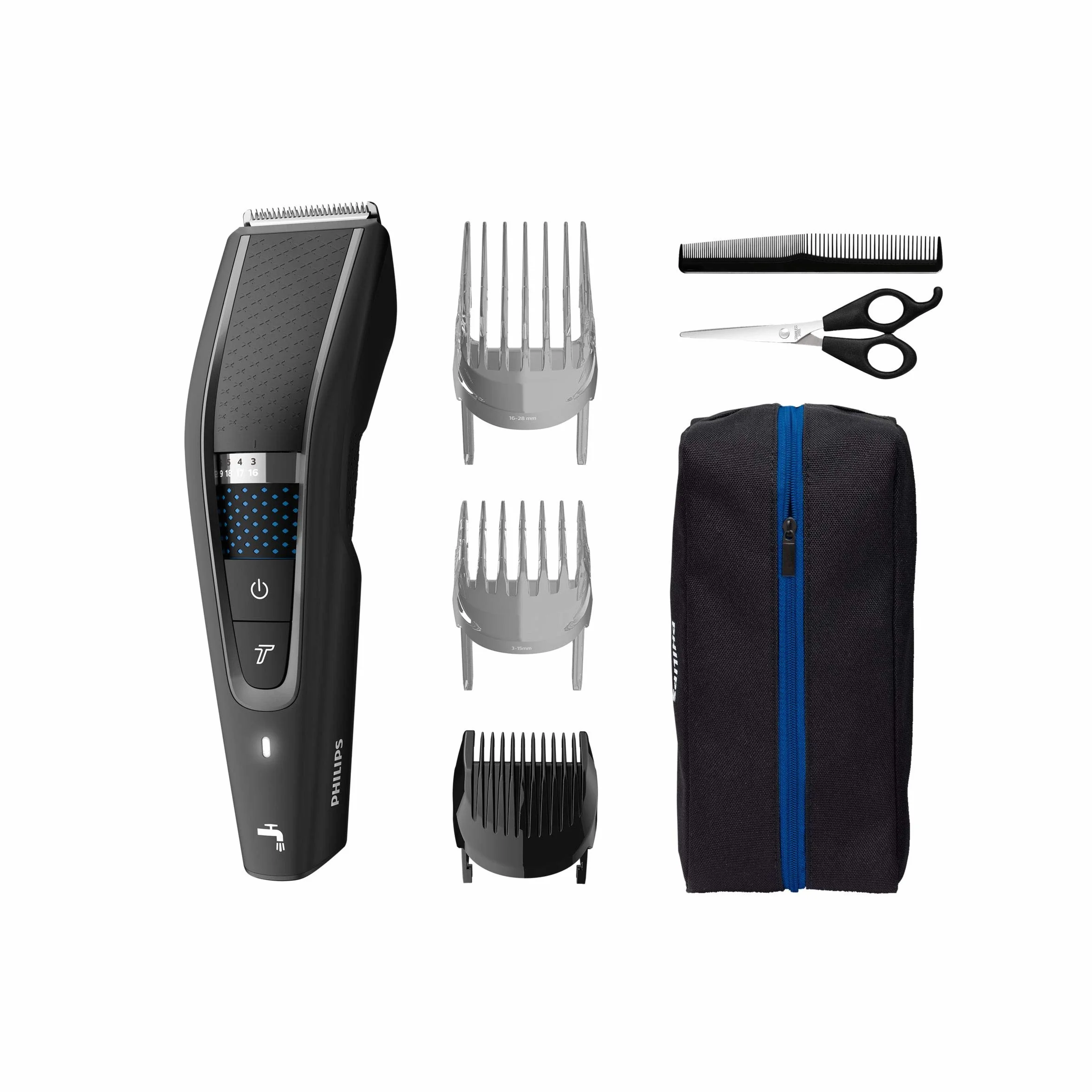 Philips Hair Clipper Serie 5000 Regolacapelli con Tecnologia Trim-n-Flow e DualCut (modello HC5632/15)
