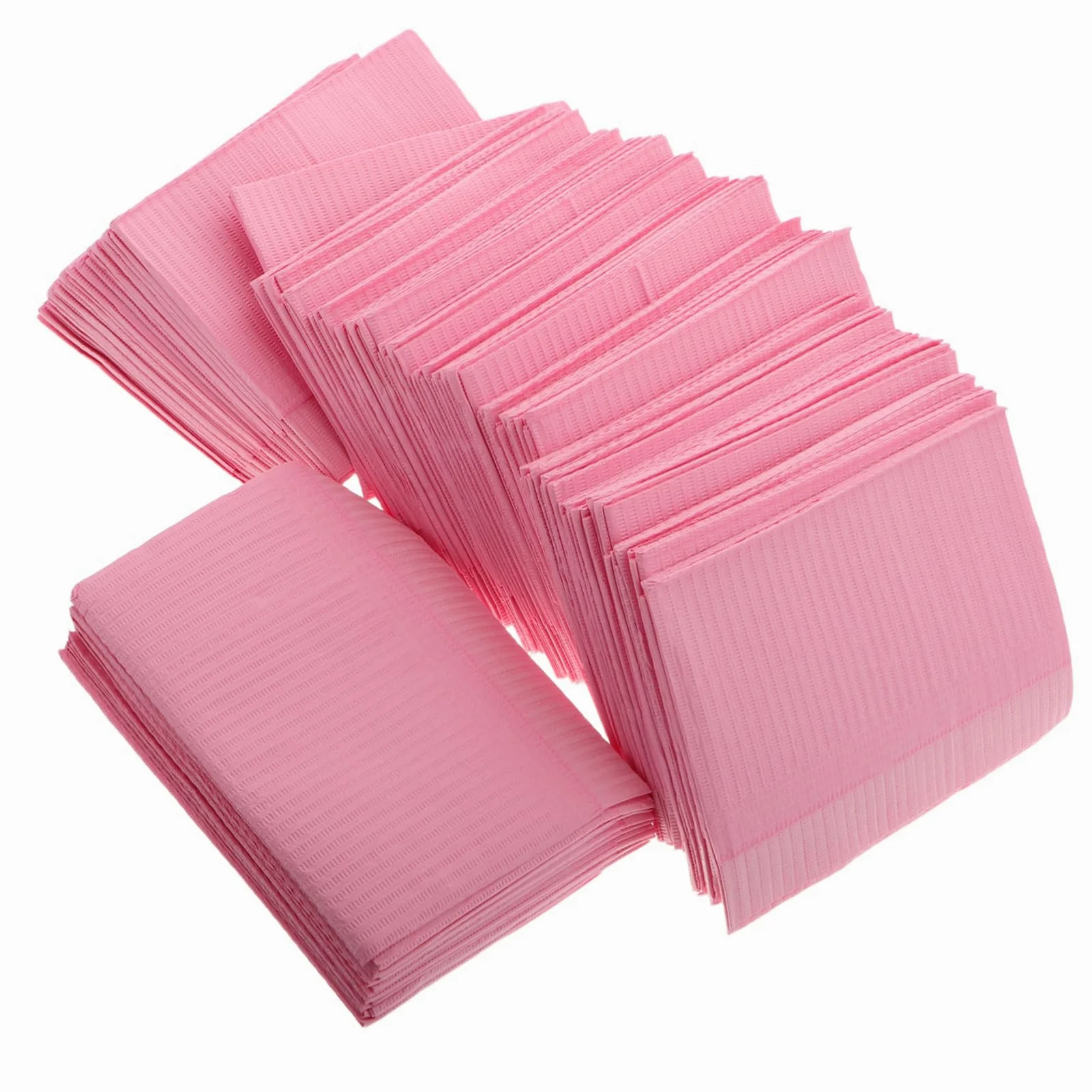 Tappetino per Manicure Monouso Non Tessuto, e Antiolio, Supporto Comodo la Mano, 125 Pezzi Rosa per Salone Unghie | Antiolio, Supporto Confortevole per Mano, per Salone e Manicure Professionale