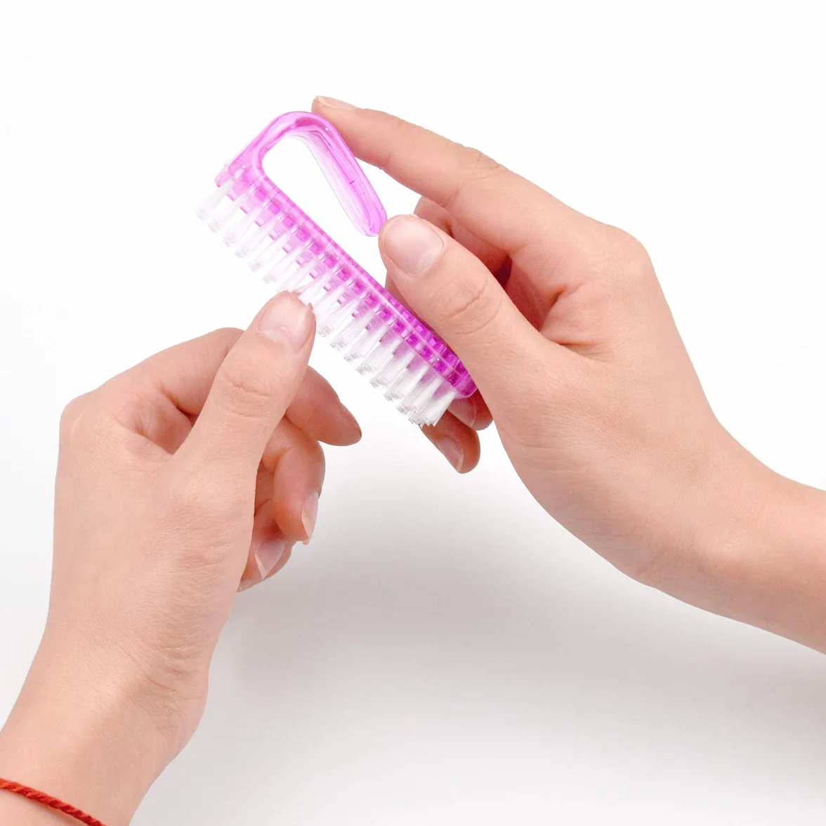 Manico Spazzola per unghie 4PCS Spazzola pulizia lavaggio mani