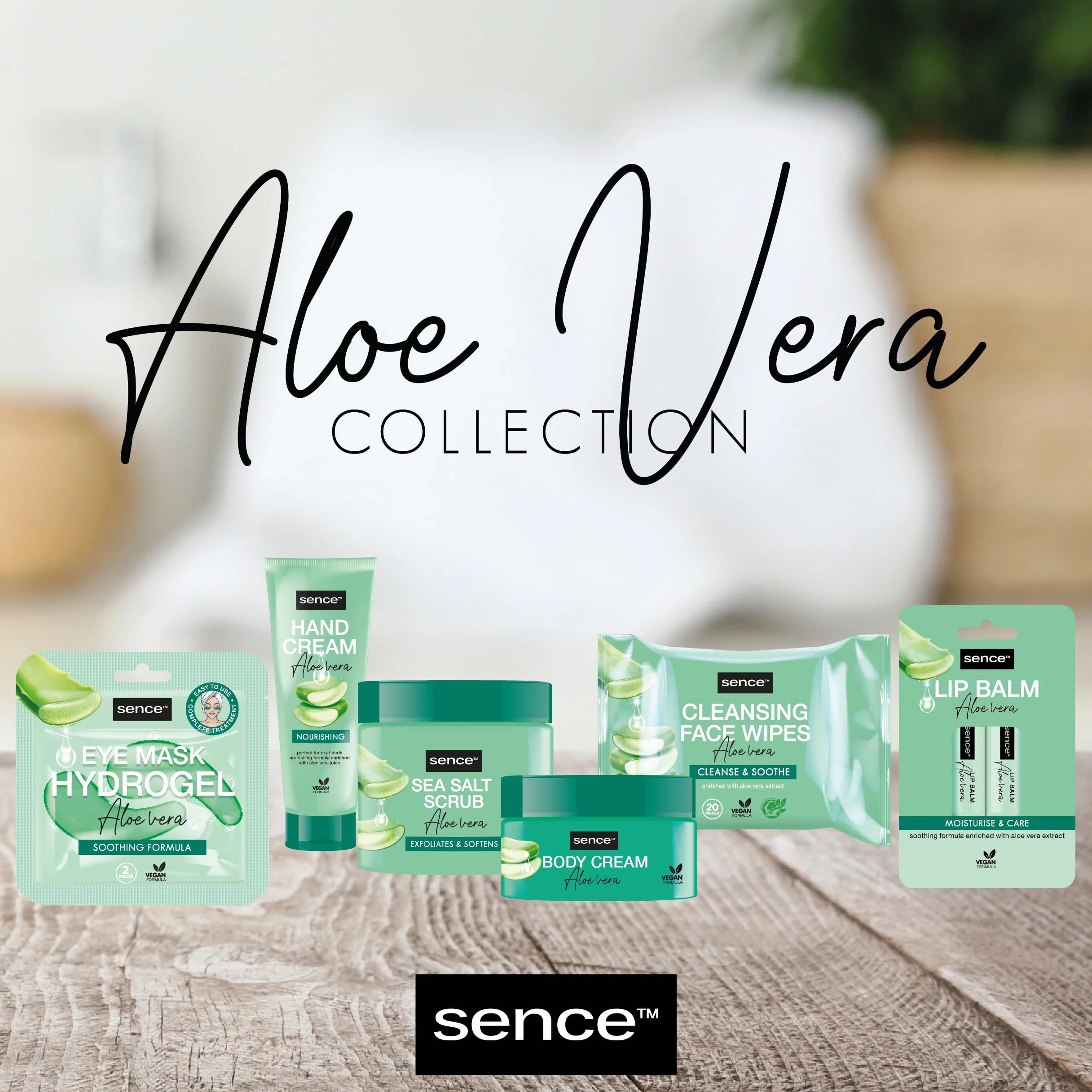 SENCE SCRUB CORPO 500 GR. SEA SALT ALOE VERA VASO