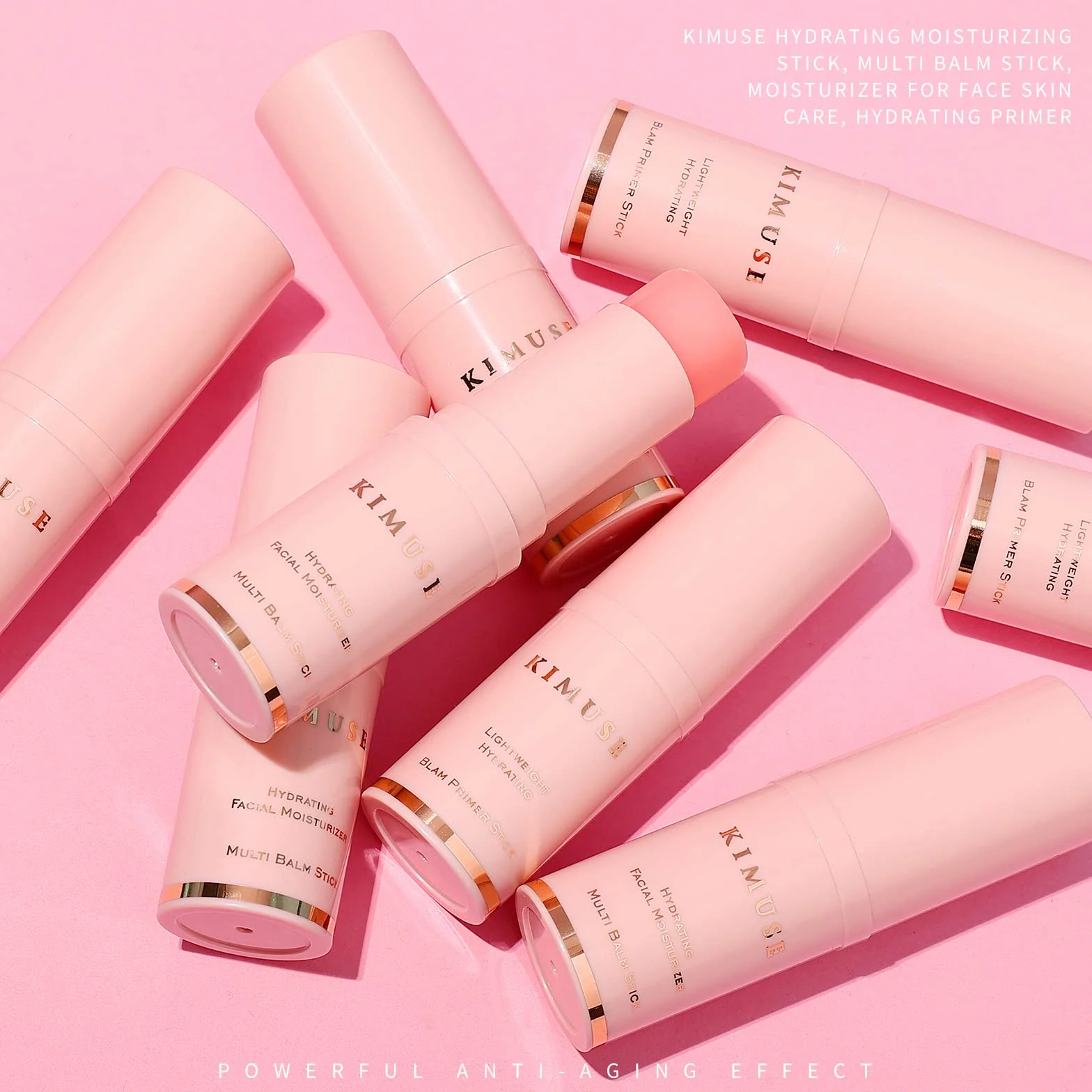 KIMUSE Hydrating Moisturizing Stick, Multi Balm Stick | Balsamo Idratante al Collagene, Cosmetica Coreana Viso Stick per la Cura della Pelle del Viso