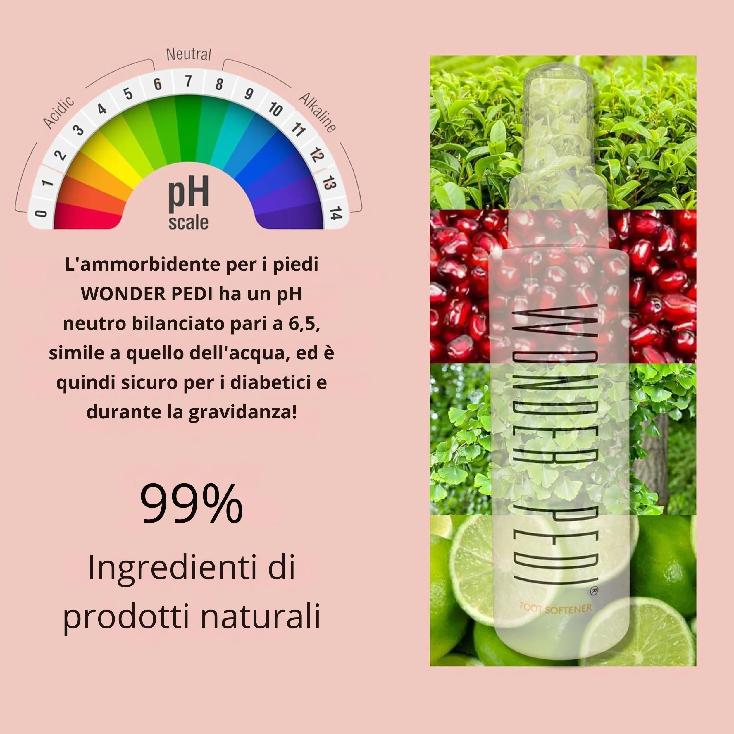 Spray esfoliante istantaneo per rimuovere i calli, rimuove la pelle morta e talloni screpolati, trattamento pedicure per la casa, funziona con qualsiasi lima o scrubber per piedi. Wonder Pedi