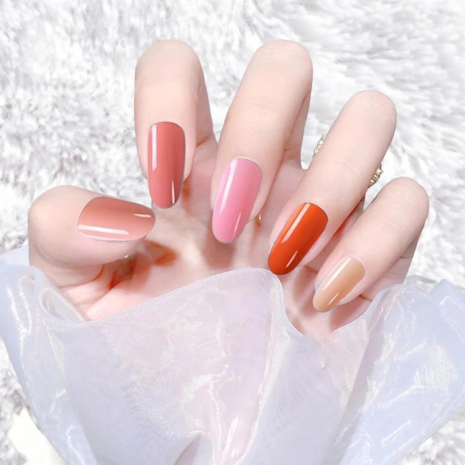 Penne per smalto per unghie | Penna per chiodos gel a 6 colori ad asciugatura rapida | Nessun UV gel Varnish Art Pen Strumento | Accessori pittura polacco 3 in 1 chiodi per il salone per la casa