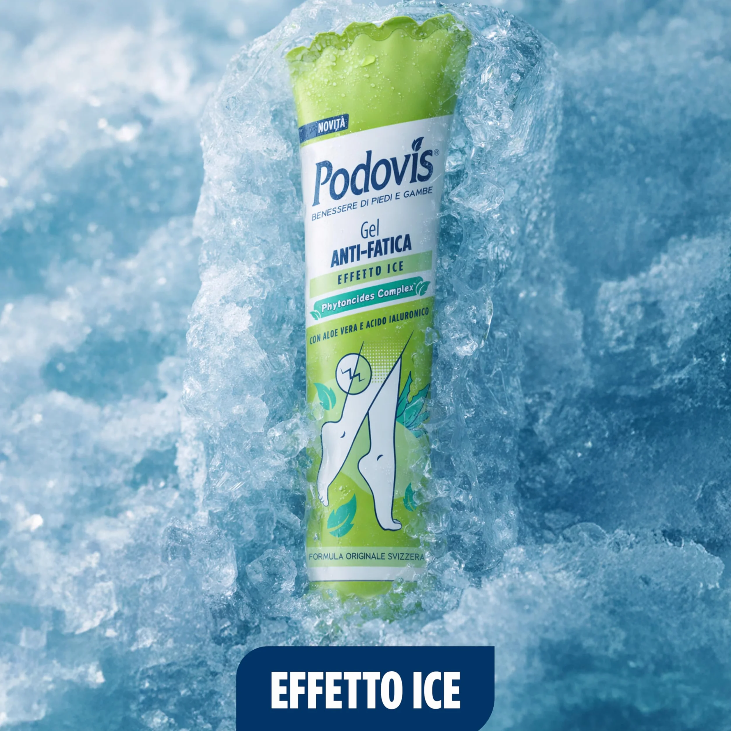 Gel Antifatica Effetto Ice Rinfrescante Defaticante Crema Gambe Stanche 150 ml