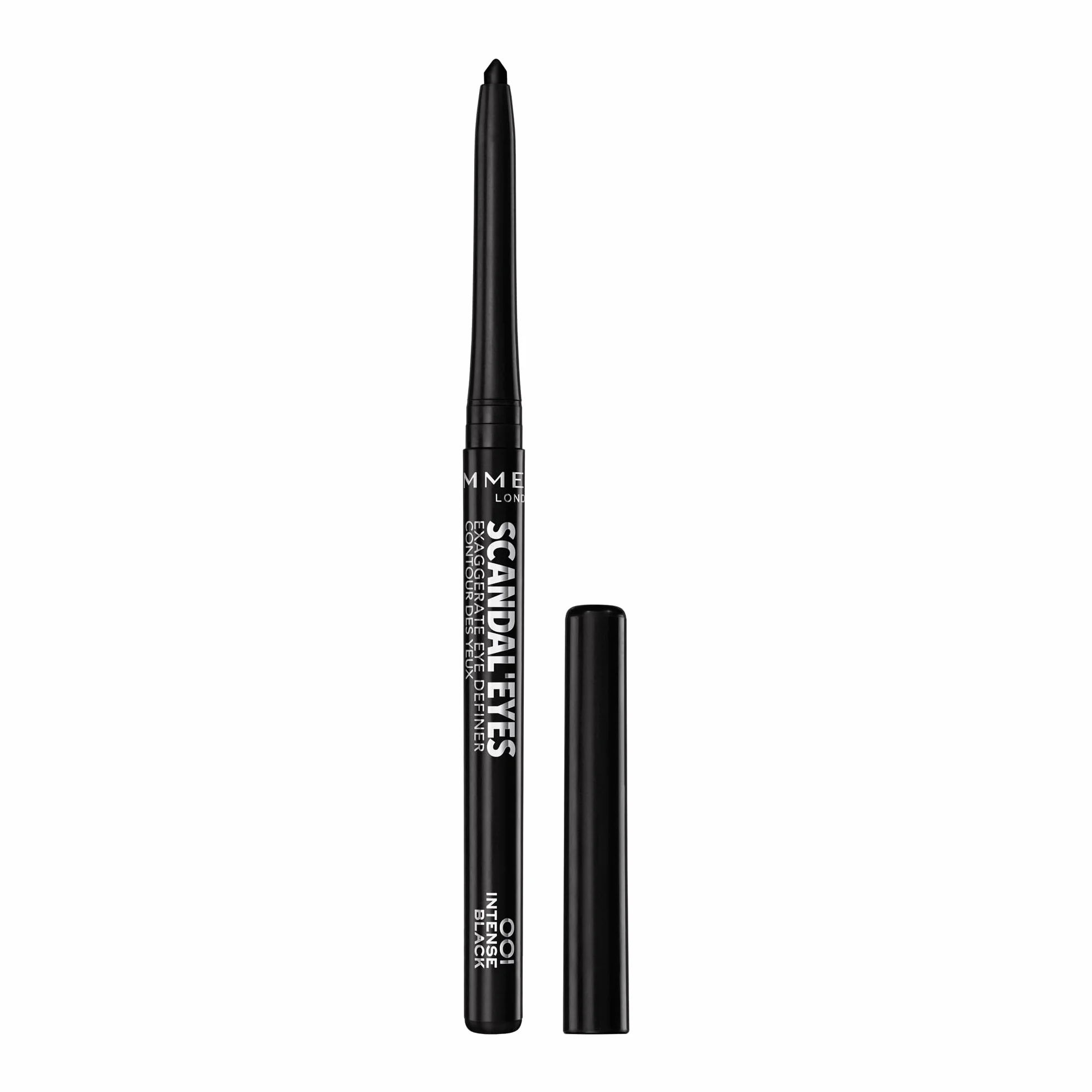 Rimmel London ScandalEyes Exaggerate Eye Definer Matita Occhi Waterproof 001 Intense Black 0.35g