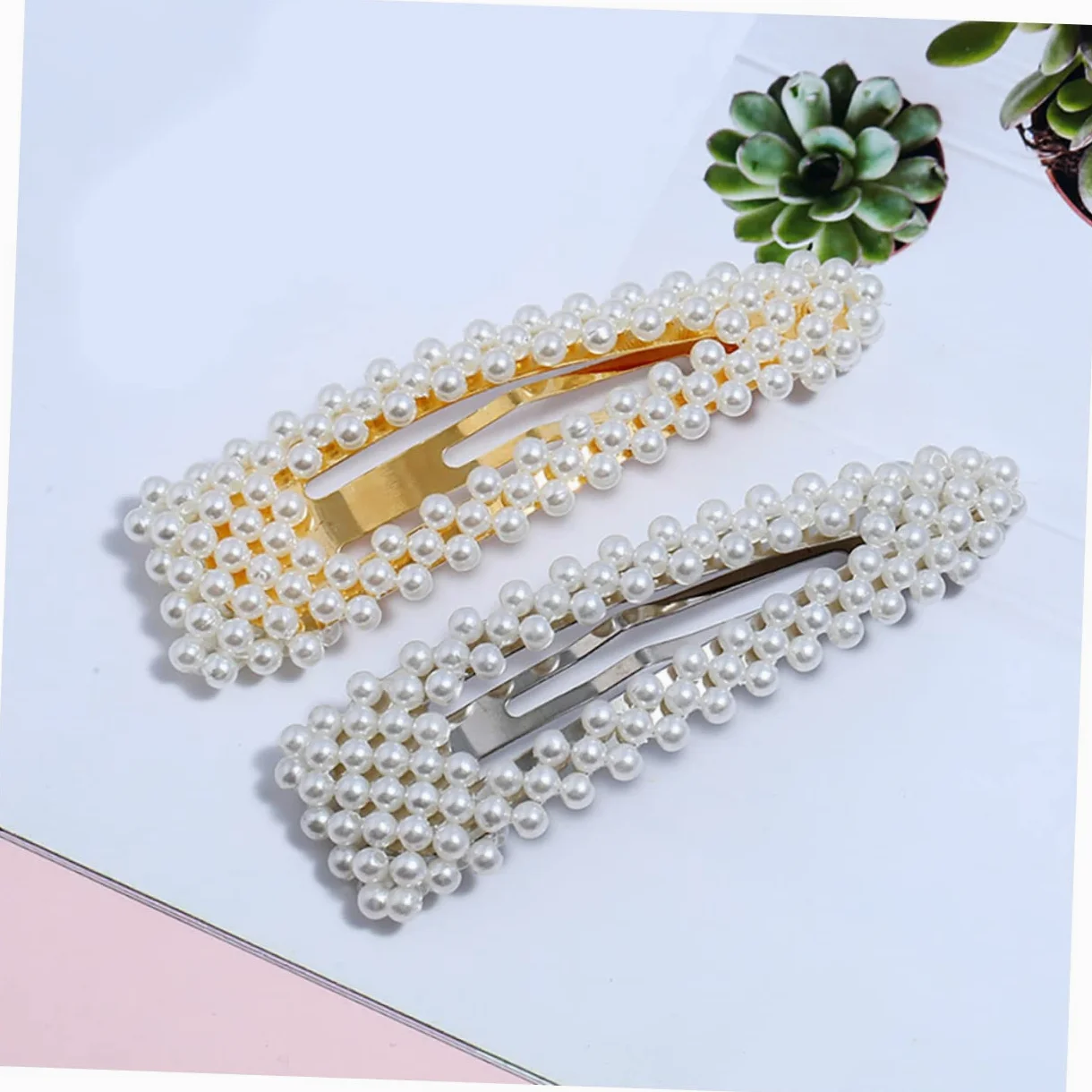 minkissy 20pezzi Fermagli Per Con Perle Eleganti Clip Decorative Per Donna e Ragazza Per Cerimonie e Uso Quotidiano Design Semplice e Confortevole