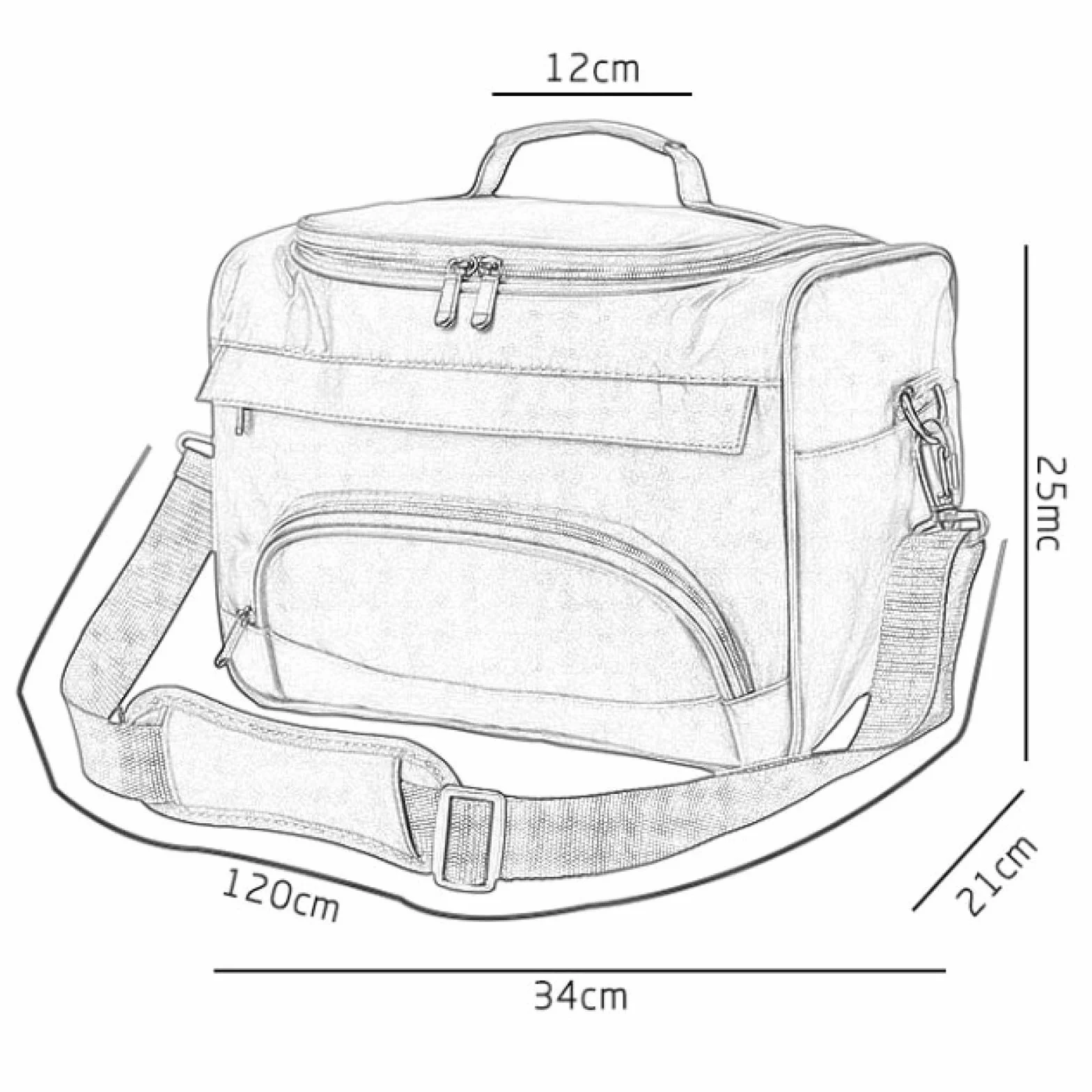 Borsa per Parrucchiere Professionale, Grande Capacità, Borsa a Tracolla per Strumenti da Parrucchiere, Borsa per Attrezzi da Parrucchiere