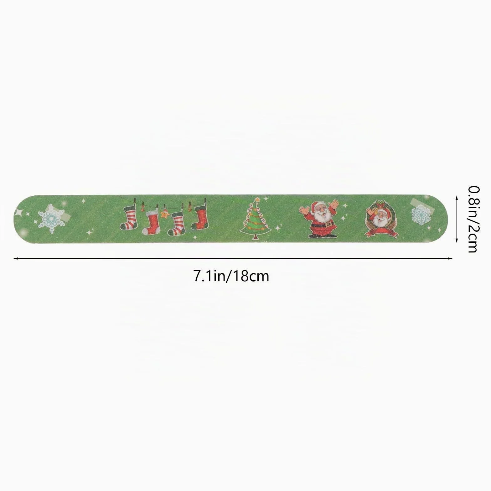 Healvian 12 Pezzi Lima Per Unghie Professionale Natalizie Lime Per Unghie Natalizia Tavole Smerigliate a Doppia Natalizi Lime a Tema Natalizio Per Manicure Pedicure E Lucidatura Donna