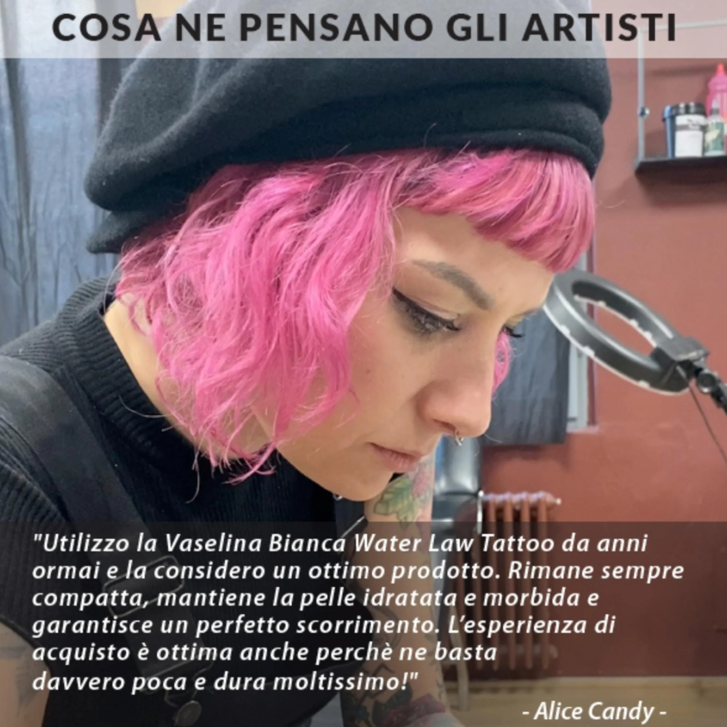 Water Law Tattoo Vaselina Bianca 200ml, Vaselina Pura Altamente Raffinata, Vaselina Tattoo Professionale, Emolliente, Lubrificante, Protettiva, Senza Profumi o Coloranti, Made in Italy