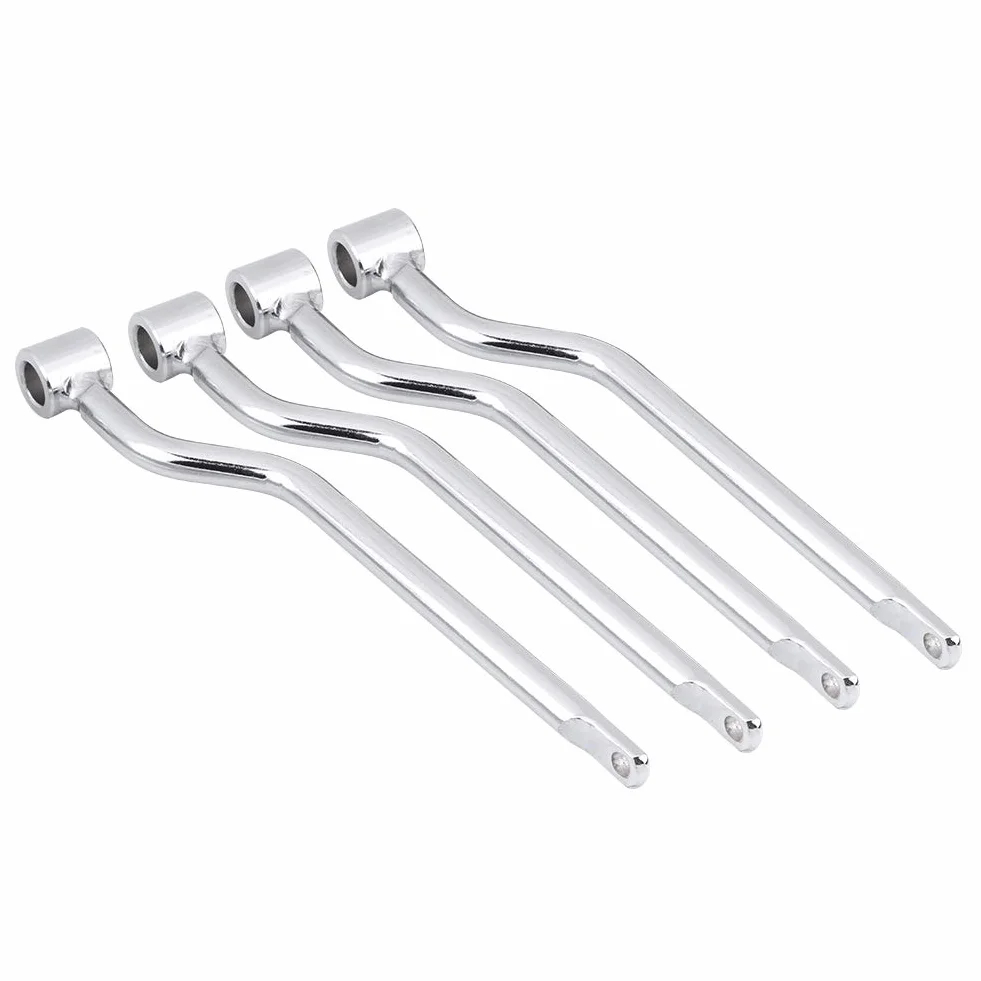 Barre per Borse Laterali Moto Argento Kit Staffe di Supporto