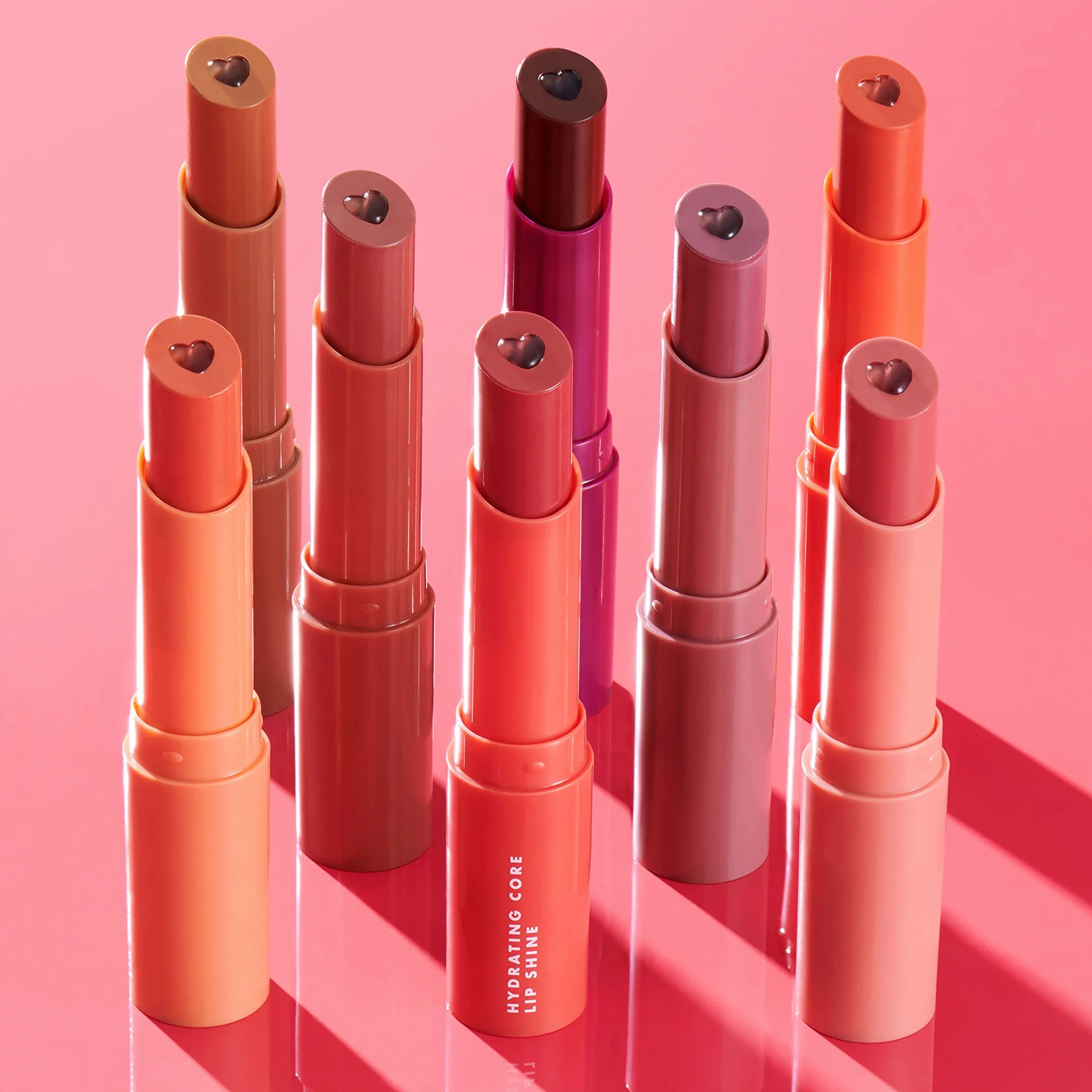e.l.f. Hydrating Core Lip Shine, balsamo labbra rivitalizzante e nutriente, burrocacao trasparente, Ecstatic, 2,5 g (0,09 oz)