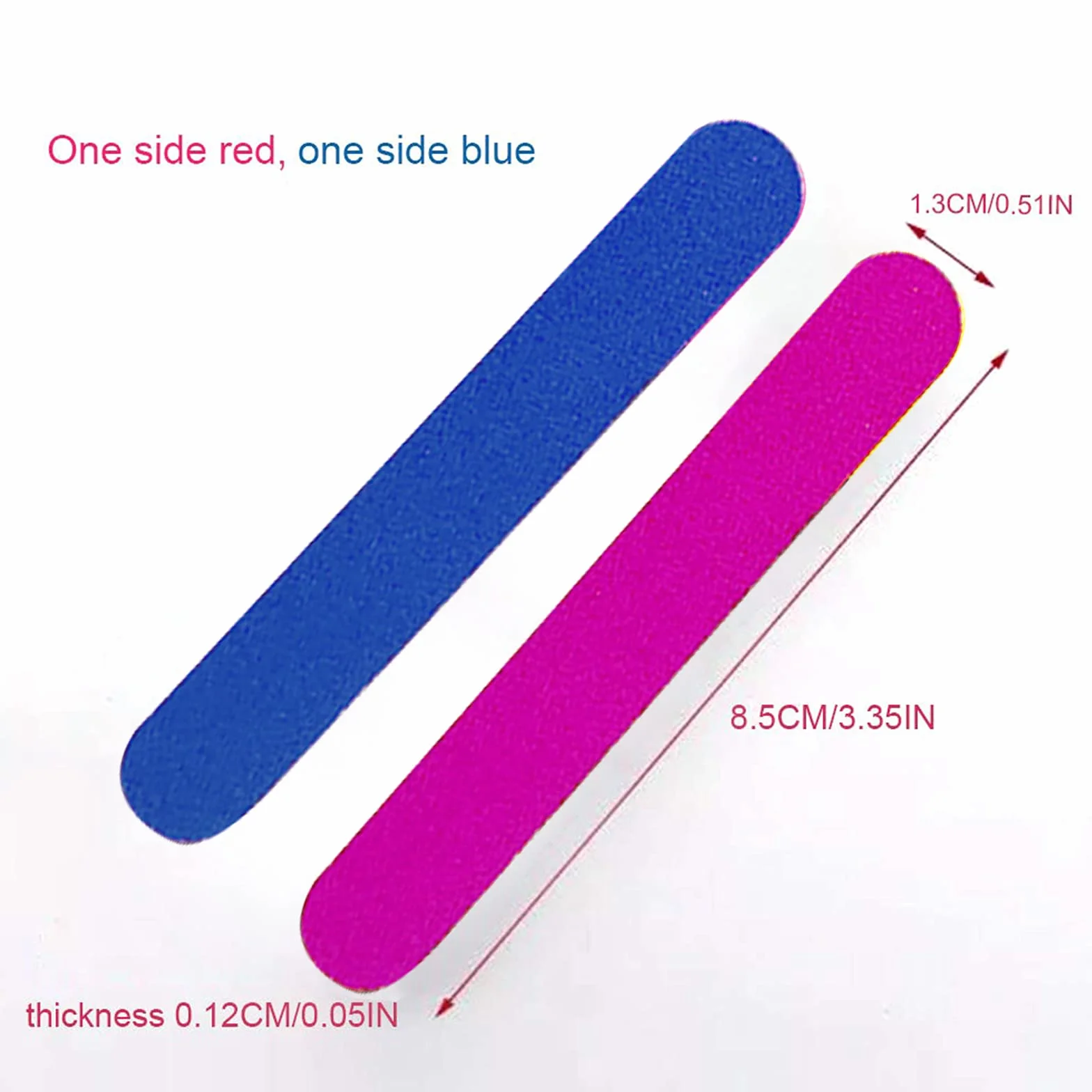 100 mini lime per unghie a doppia faccia grana 180/240, portatile professionale per chiodi, lima per unghie, strumenti per lo styling delle unghie per la casa e il salone
