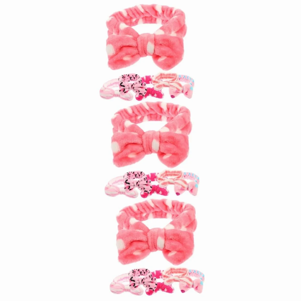 ABOOFAN 18pezzi Fasce Per Fleece Accessori Makeup Regolabili Per Headband Per e Relax