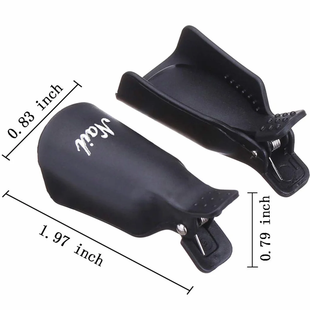 Clip per Rimuovere lo Smalto, Acrilico Chiodo Arte Berretto Gel Dello Smalto Strumento per Avvolgere le Unghie per Manicure UV Rimozione Clips Nail Polish Remover