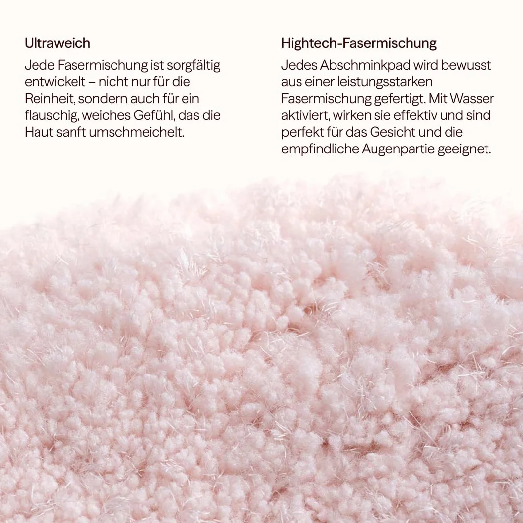Waschies Dischetti struccanti riutilizzabili e detergenti per il viso, confezione da 6 pezzi, motivo floreale, lavabili, morbidi e ipoallergenici, detergenti delicati per tutti i tipi di pelle