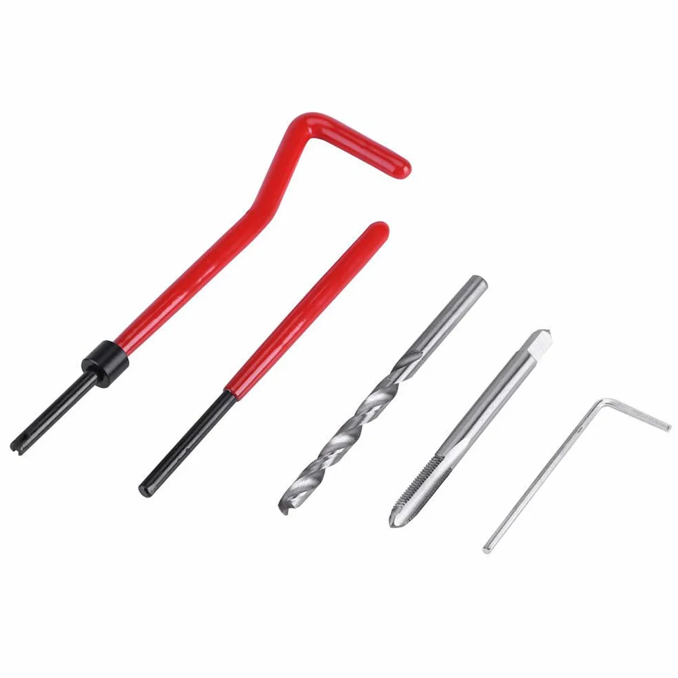Kit riparazione filettature metrico 30 pezzi M3 M4 M7 M9 M11