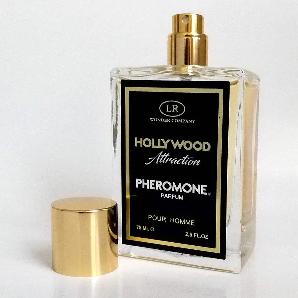 Hollywood Attraction Homme, profumo ai feromoni uomo, per attrarre e sedurre (1x75ml) - Wonder Company