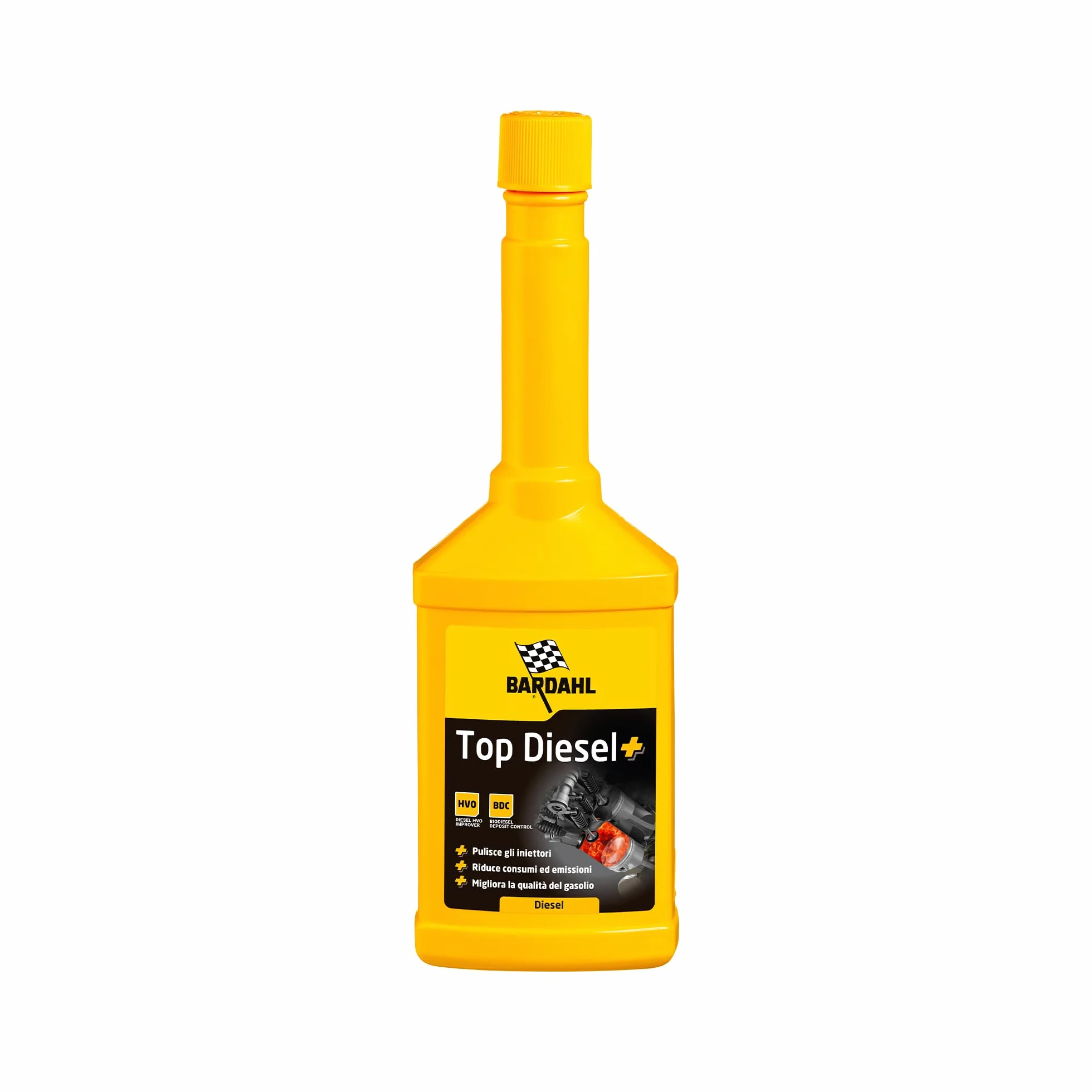 Bardahl Additivo Top Diesel+ 250 ml - Lubrifica Pompa e Iniettori, Protegge Sistema Alimentazione