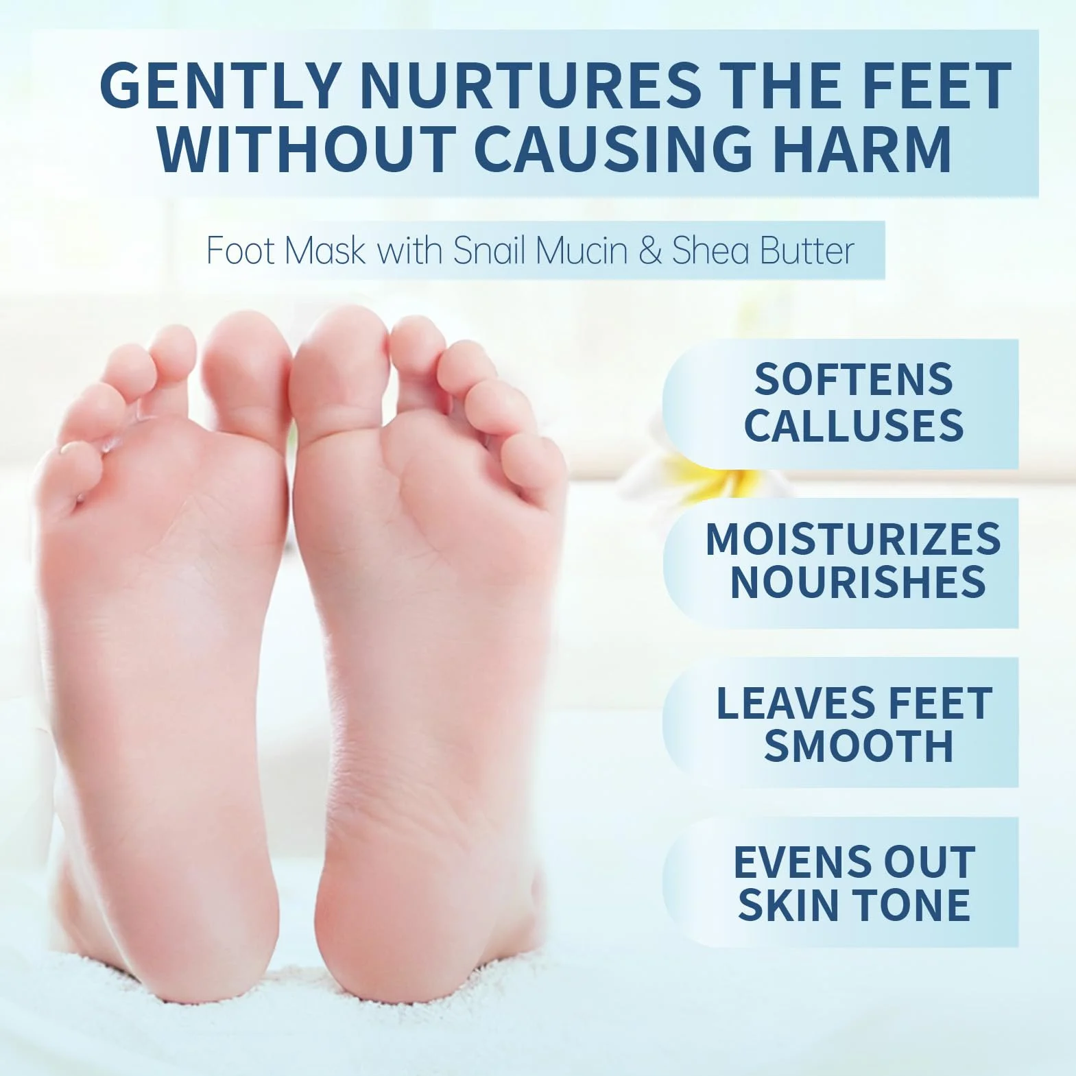 5 paia Maschera Esfoliante Piedi,Peeling Piedi,Idratante,Secchi e Screpolati,con Strumenti Pedicure per Uomo e Donna